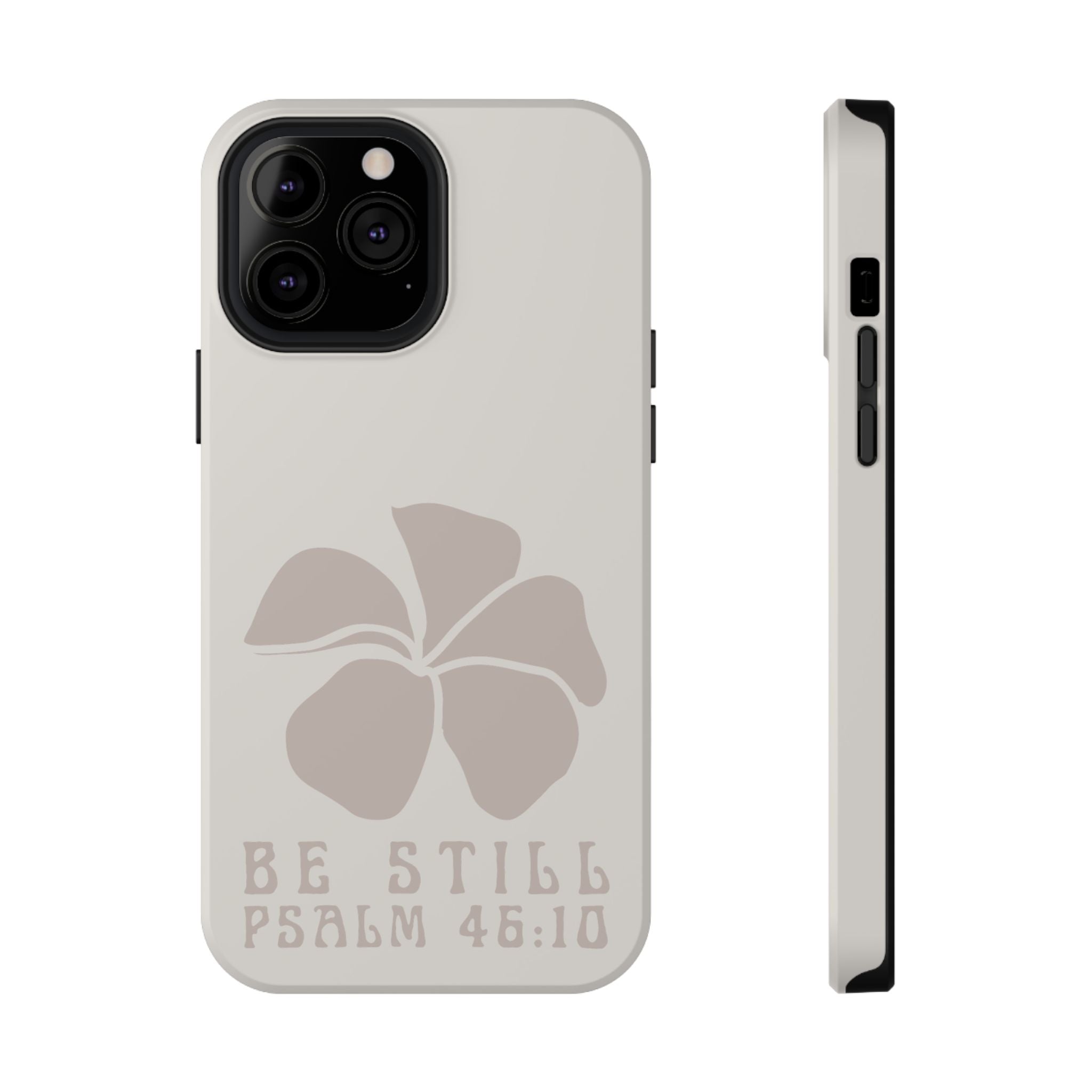 Be Still Plumeria Hard Phone Case