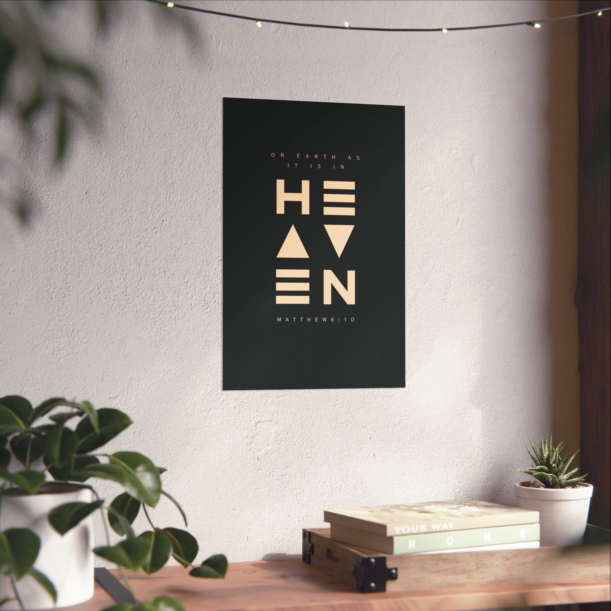 On Earth In Heaven Art Print