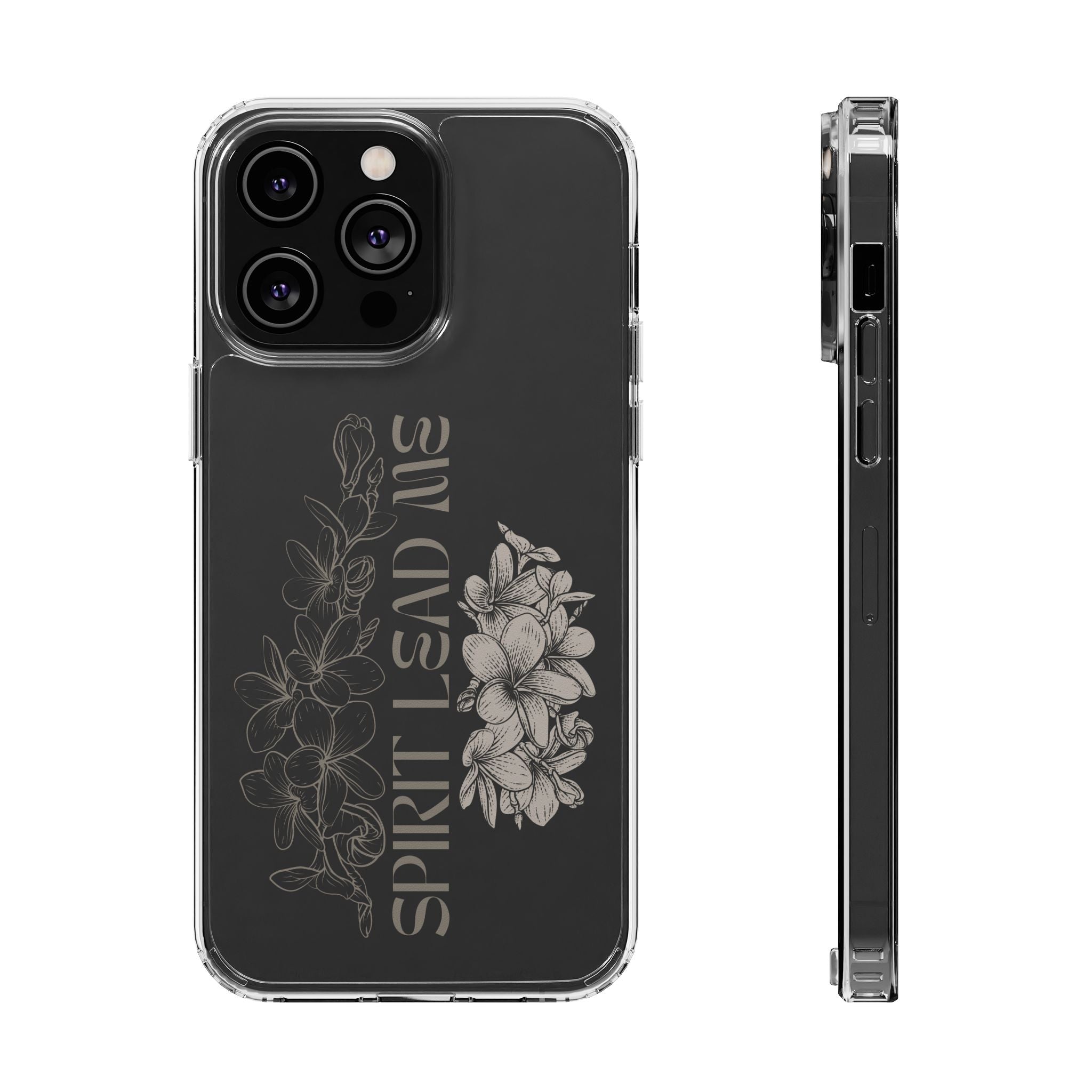 Plumeria Spirit Clear Phone Case
