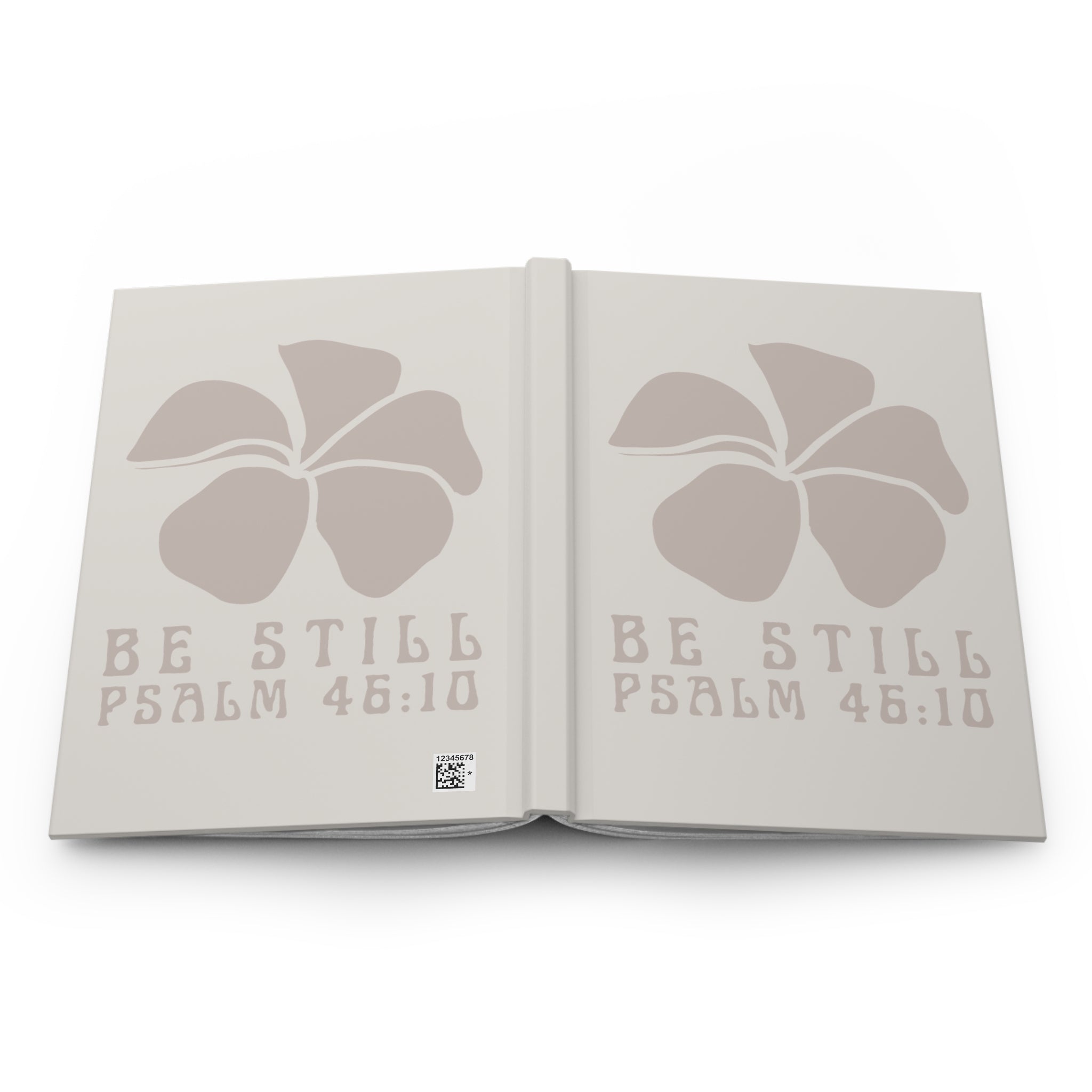 Be Still Plumeria Hardcover Journal