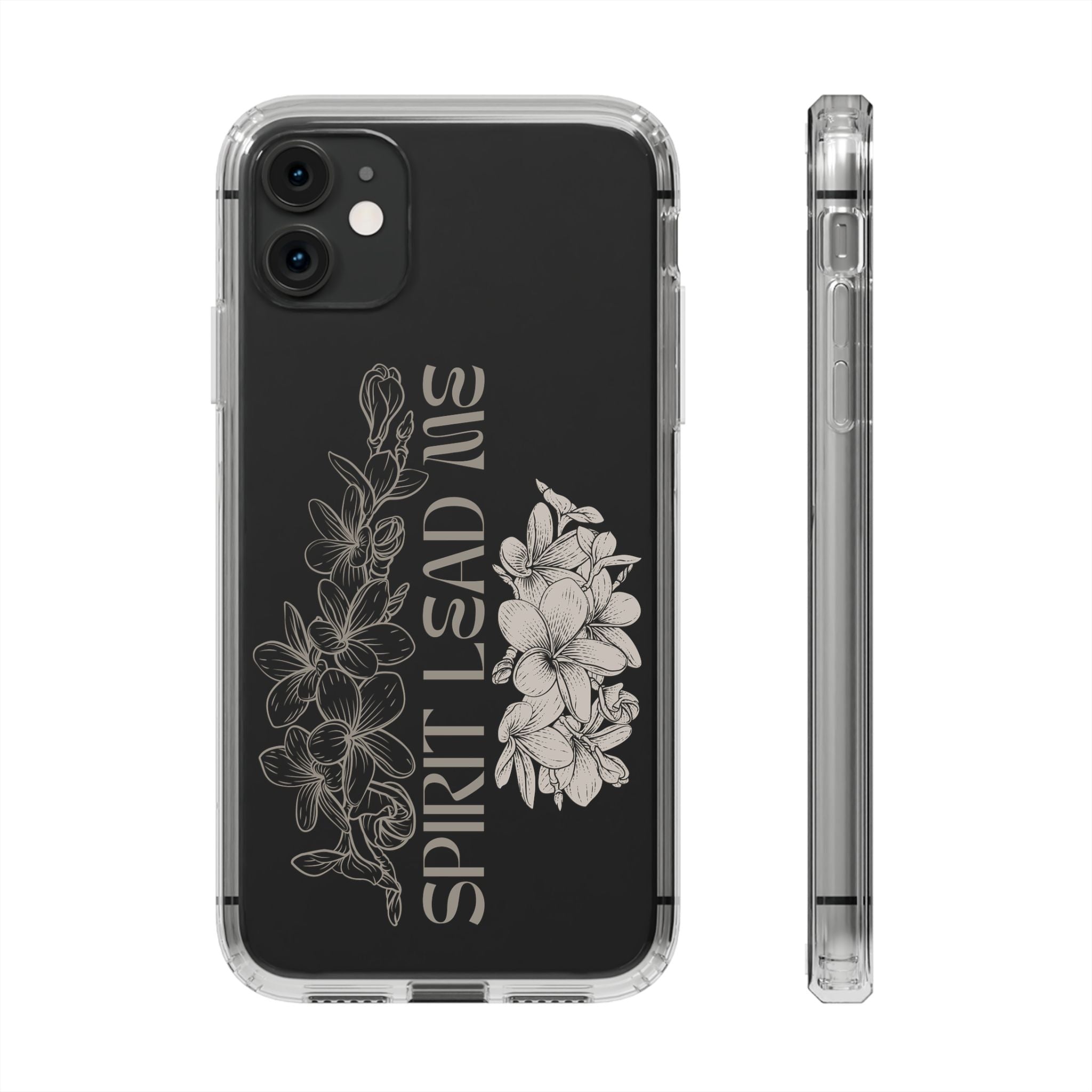 Plumeria Spirit Clear Phone Case