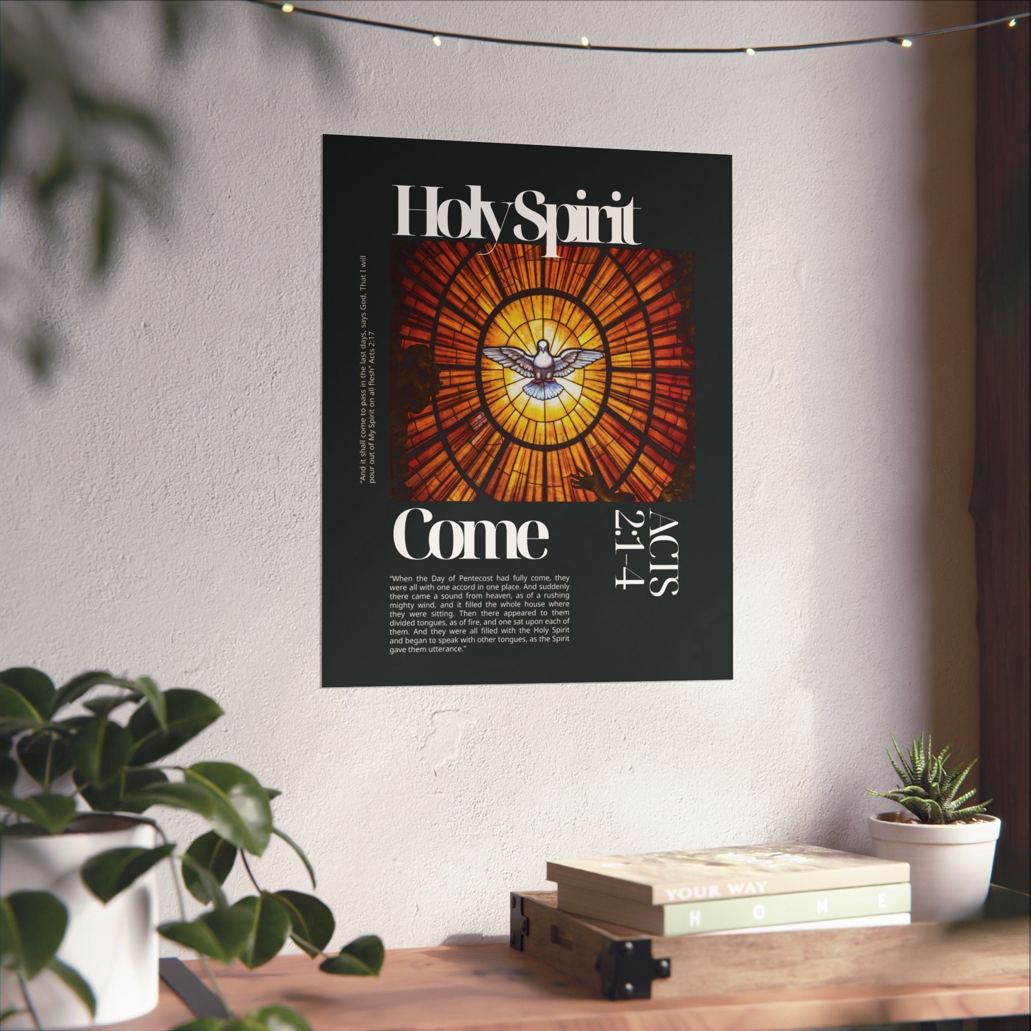 Holy Spirit Come Art Print