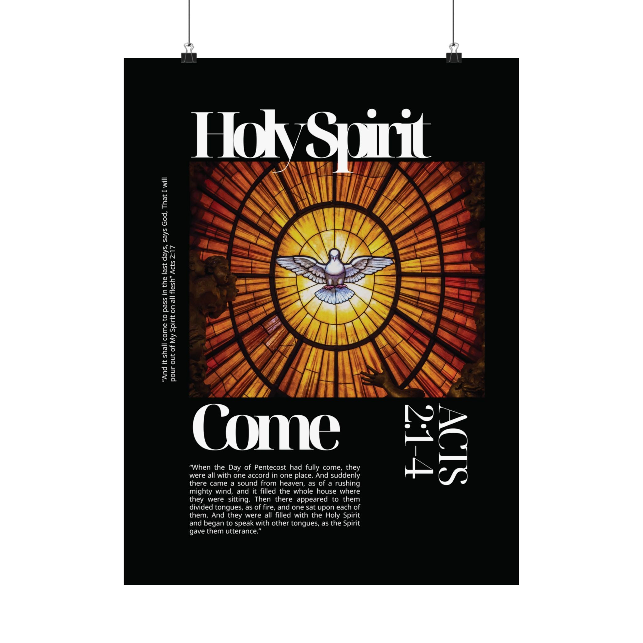 Holy Spirit Come Art Print