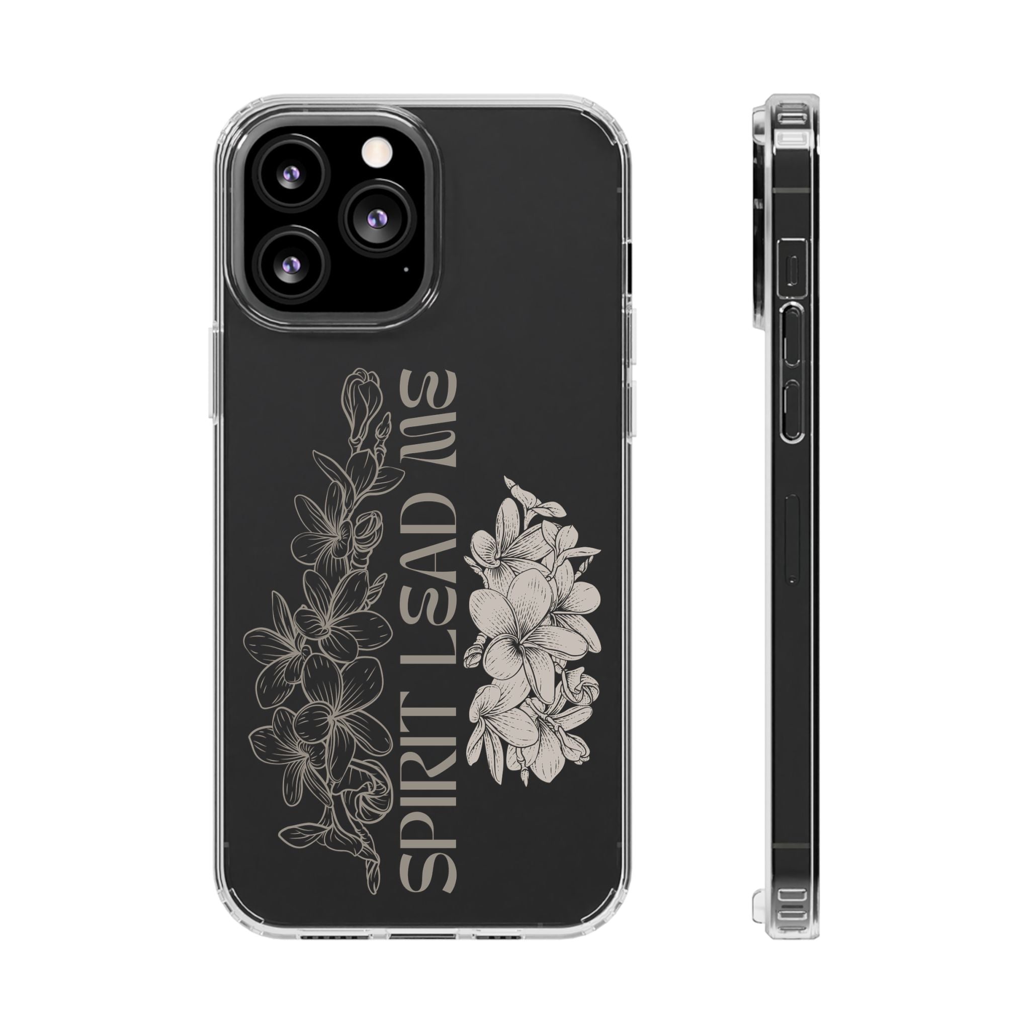 Plumeria Spirit Clear Phone Case