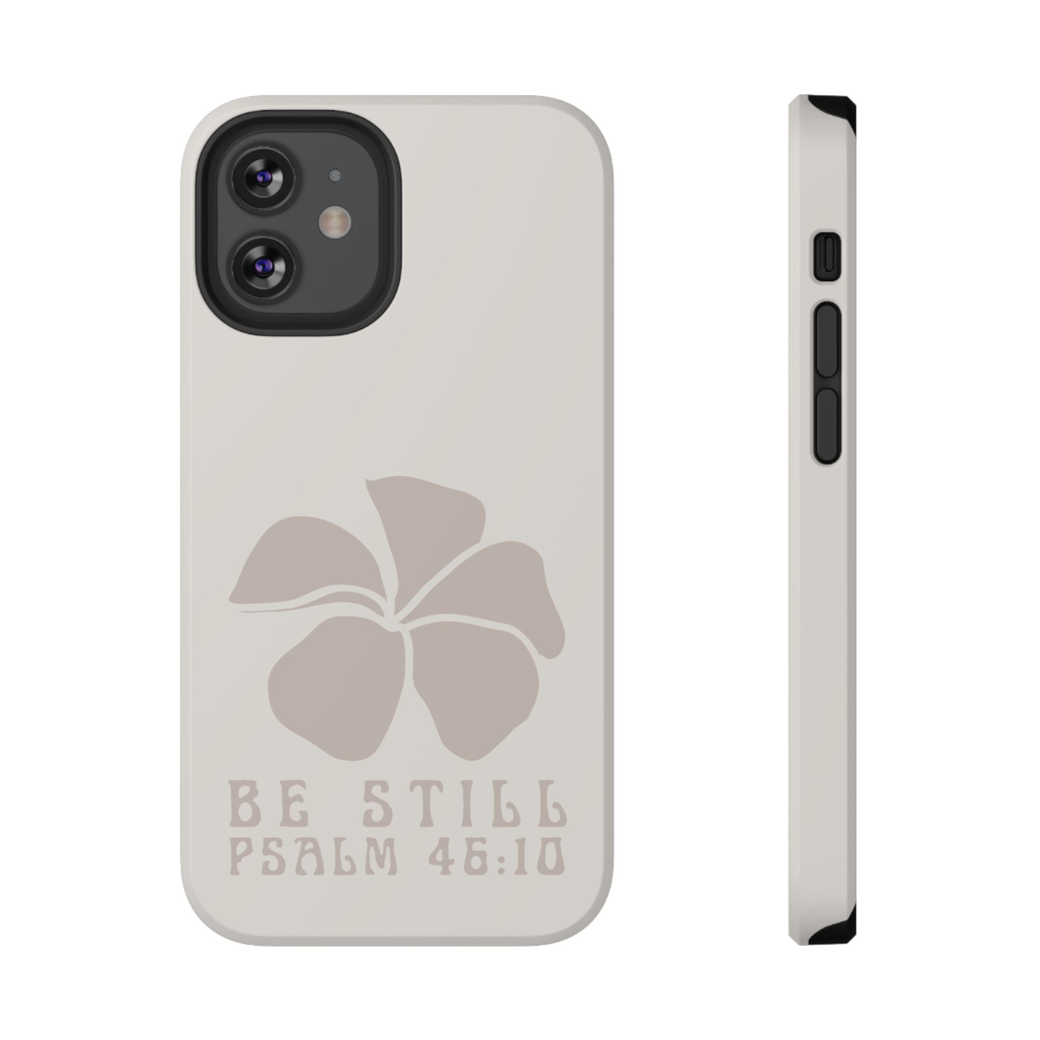 Be Still Plumeria Hard Phone Case