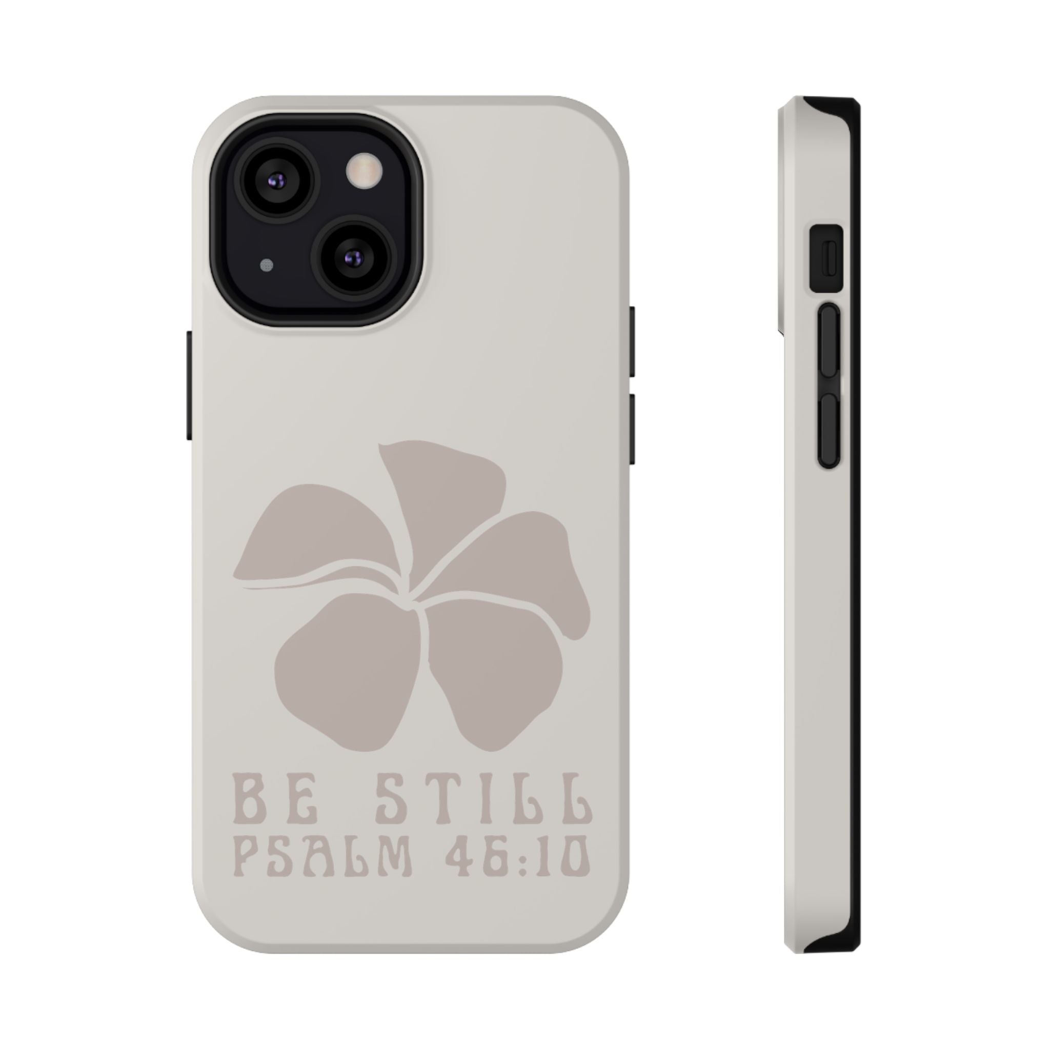 Be Still Plumeria Hard Phone Case