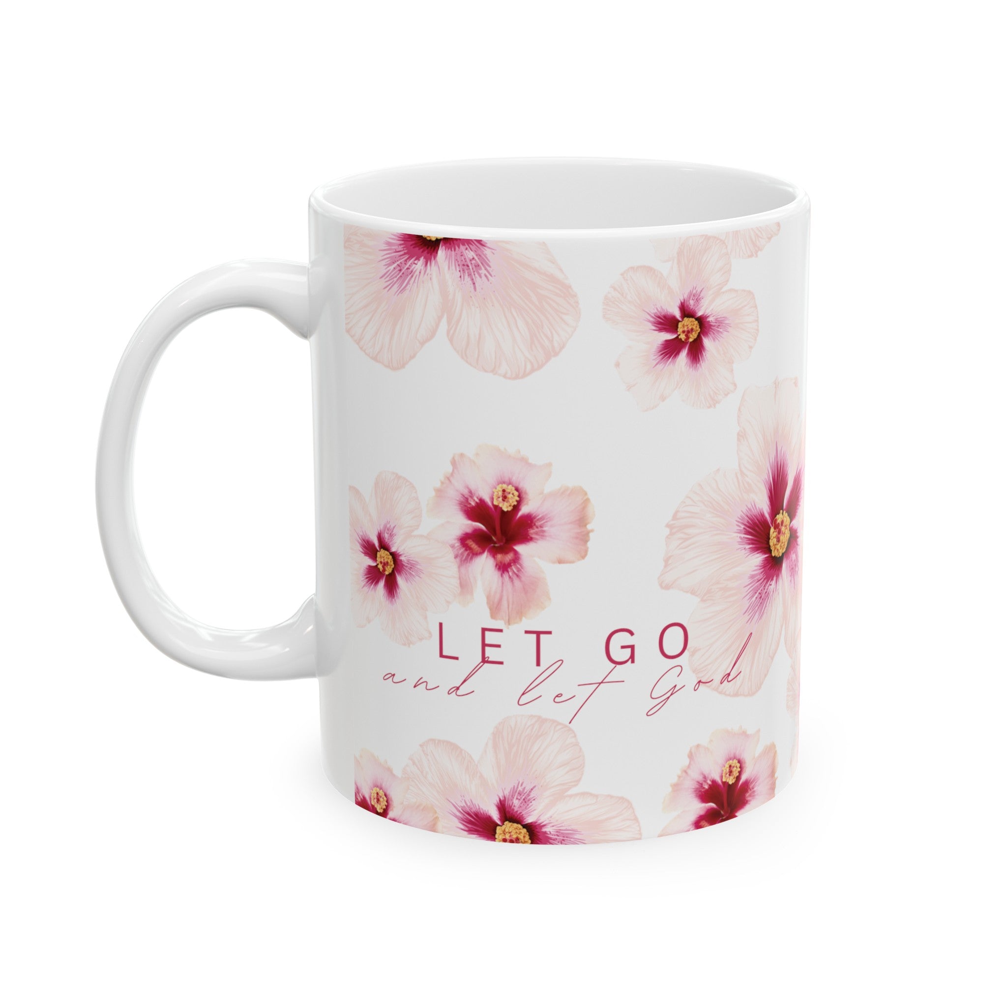 Let Go Hibiscus Mug