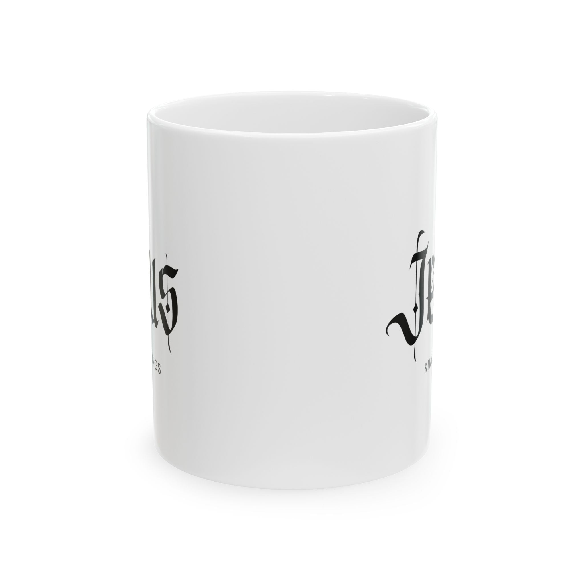 Jesus Script White Mug