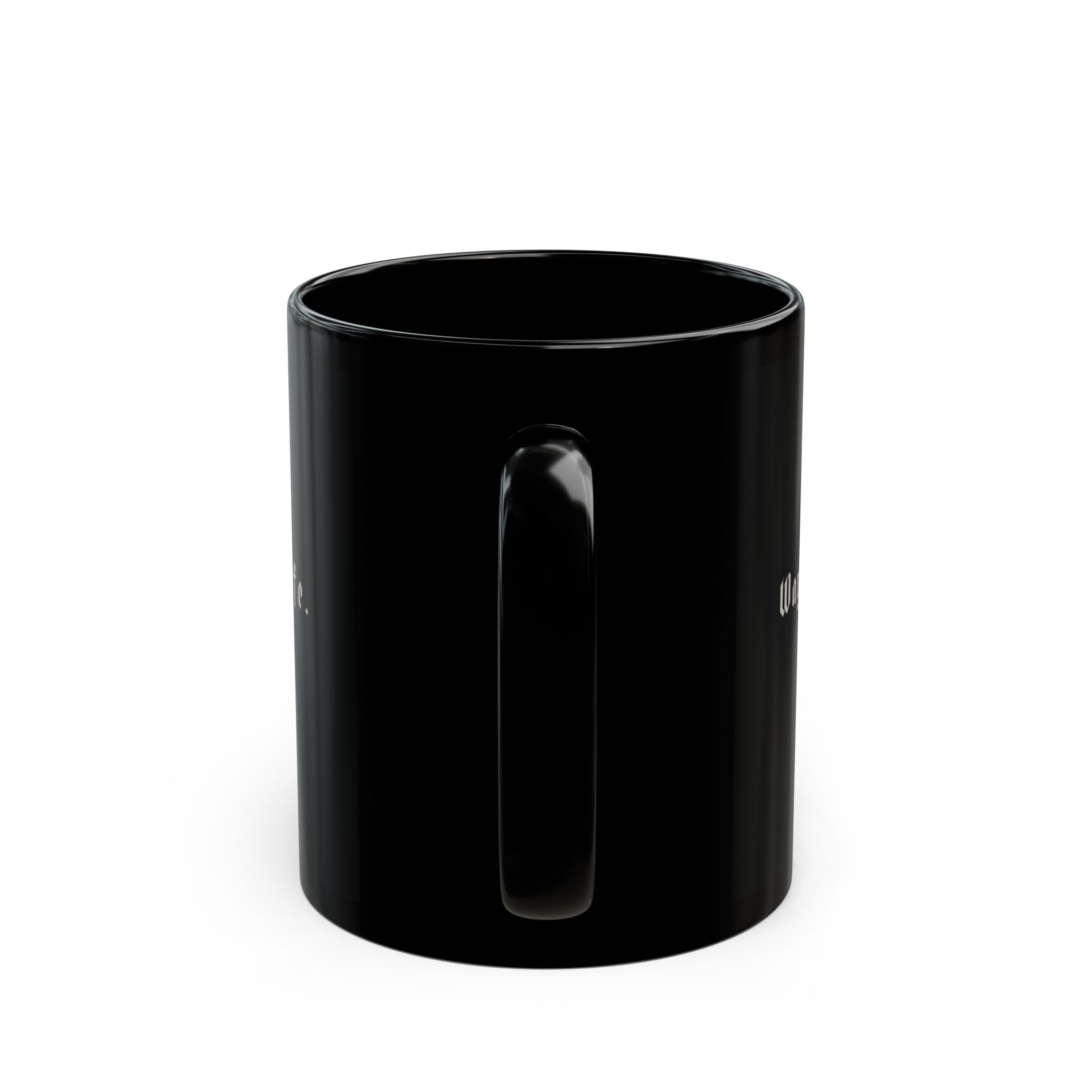 Way Truth Life Black Mug
