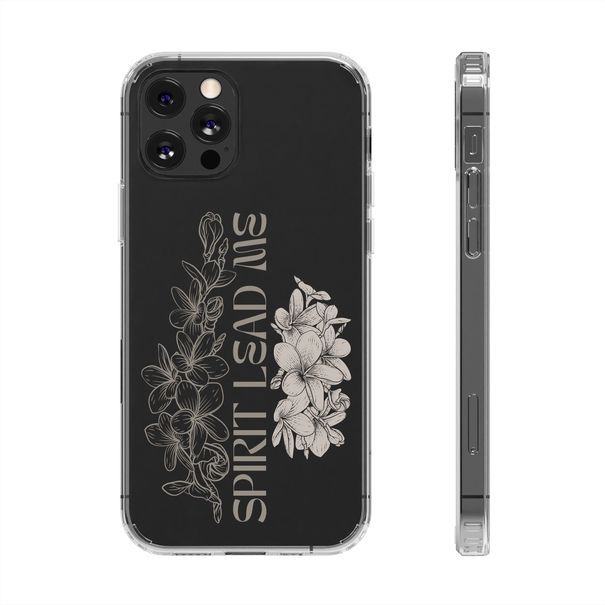 Plumeria Spirit Clear Phone Case