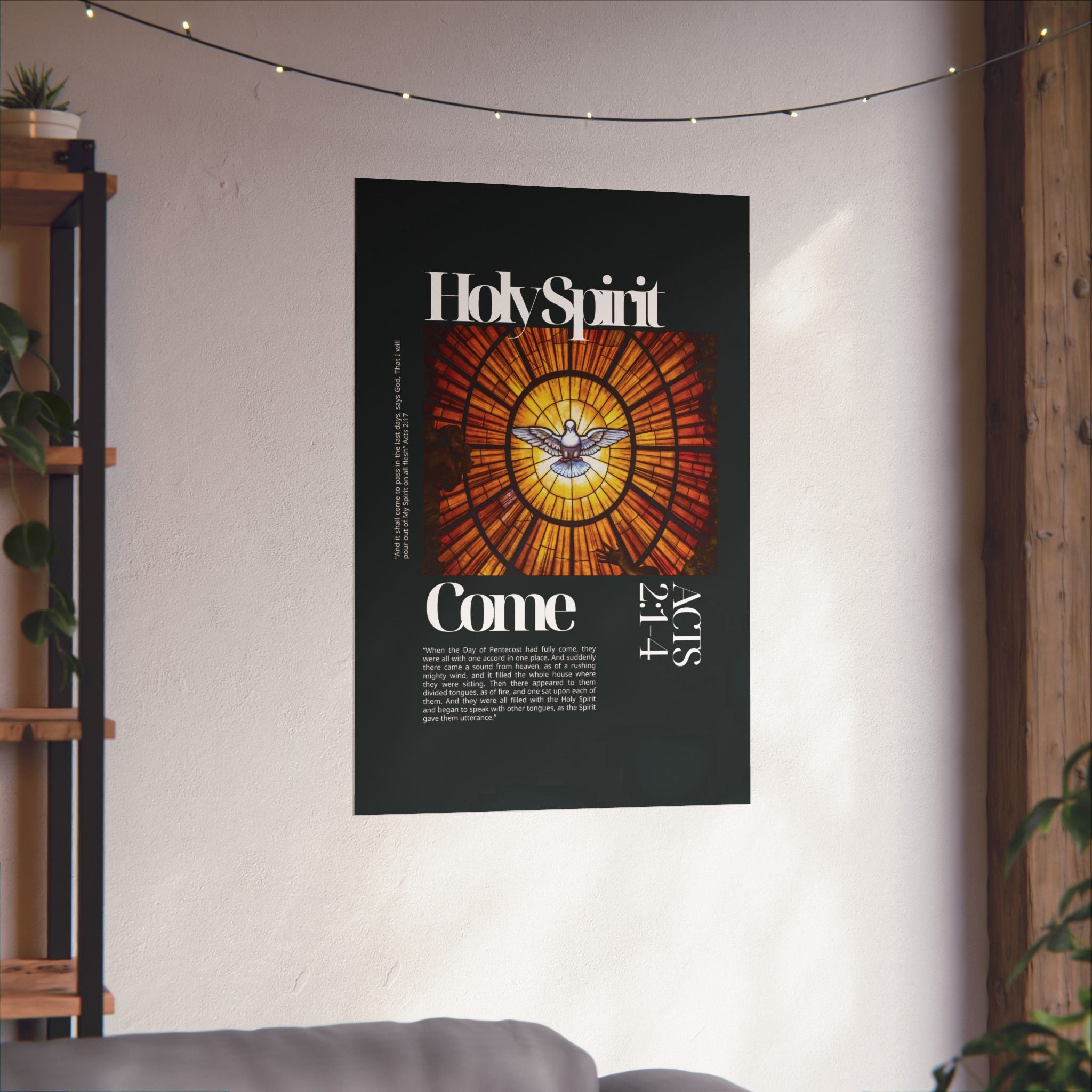 Holy Spirit Come Art Print