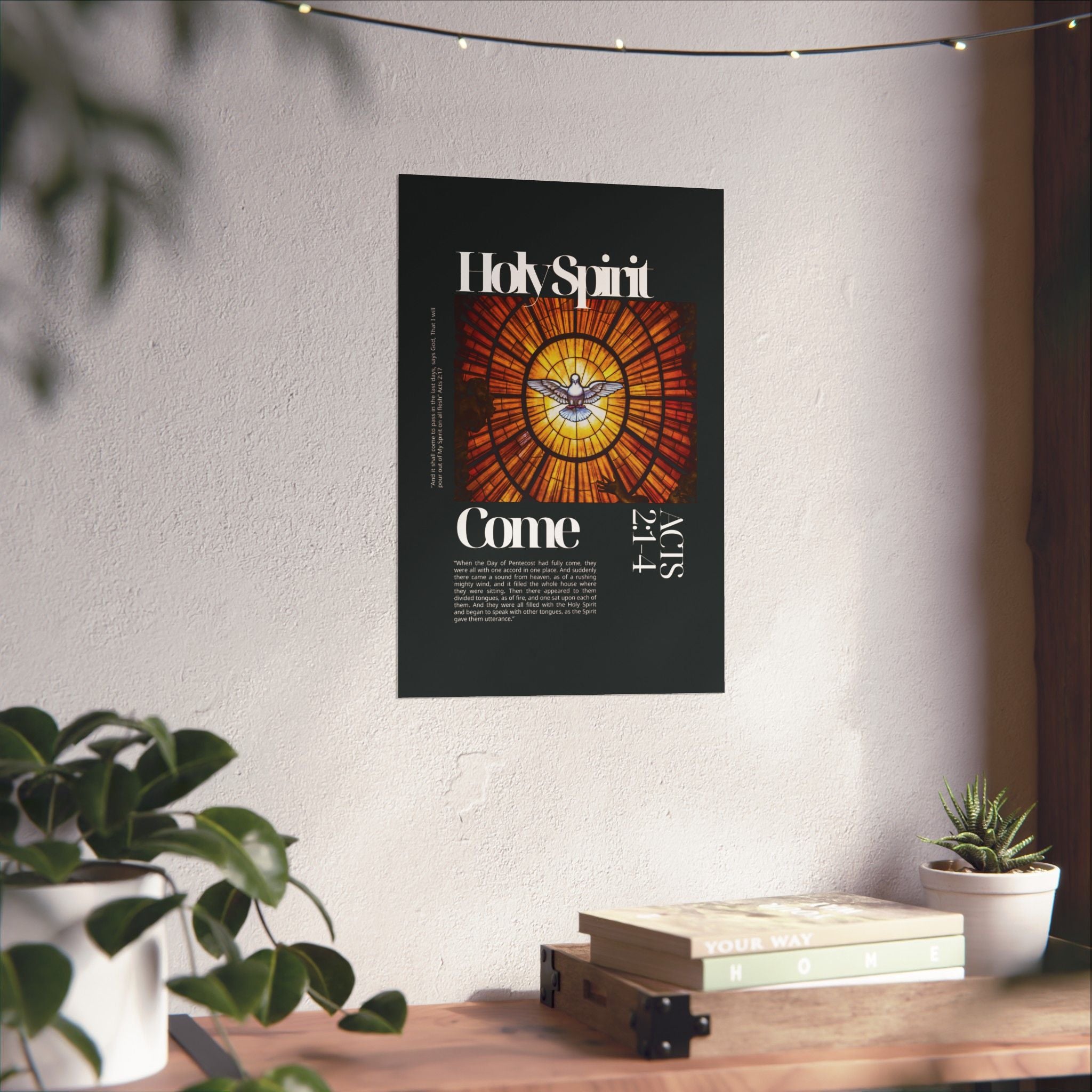 Holy Spirit Come Art Print