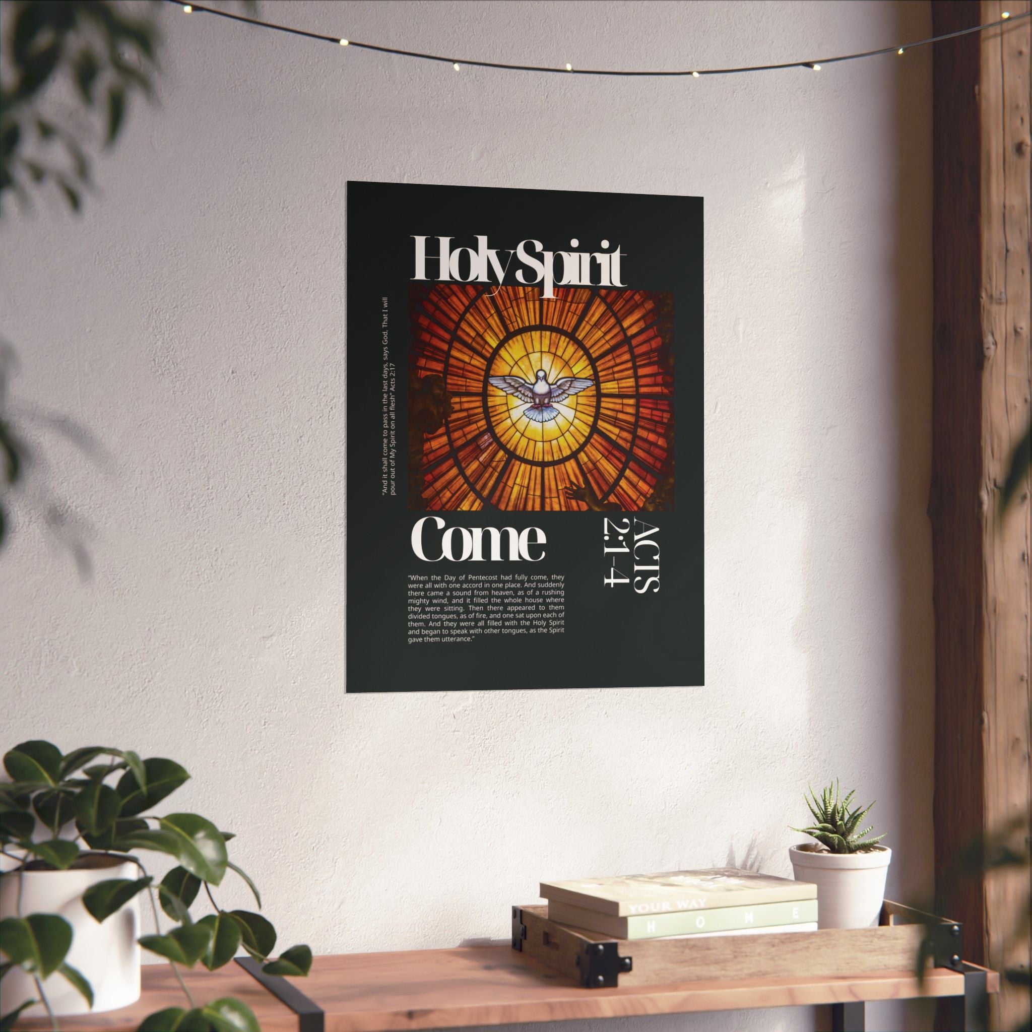 Holy Spirit Come Art Print