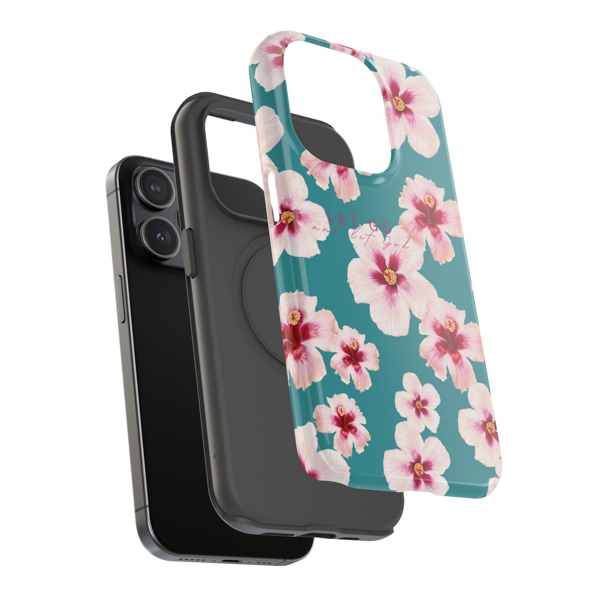 Let Go Hibiscus Hard Phone Case