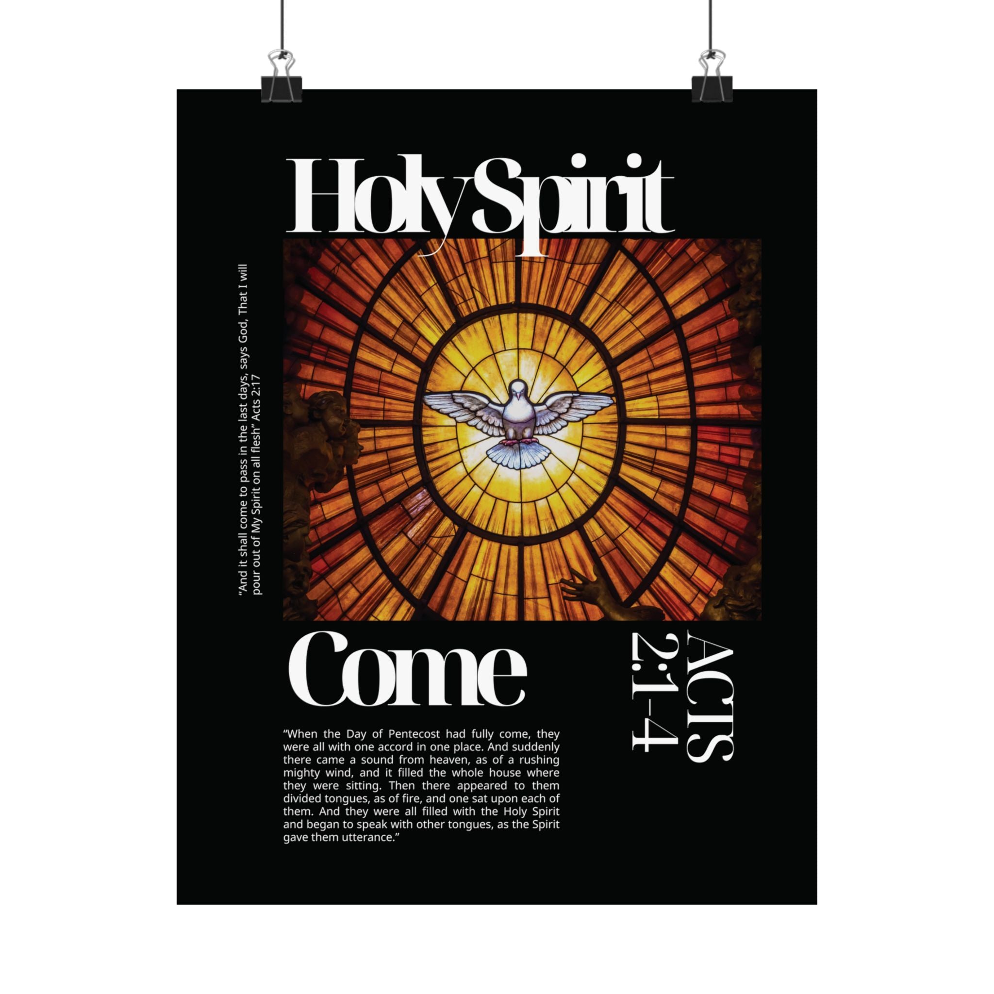 Holy Spirit Come Art Print