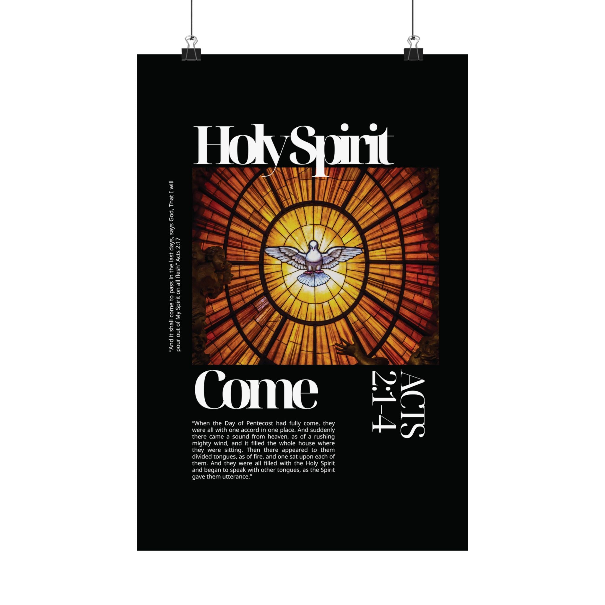 Holy Spirit Come Art Print