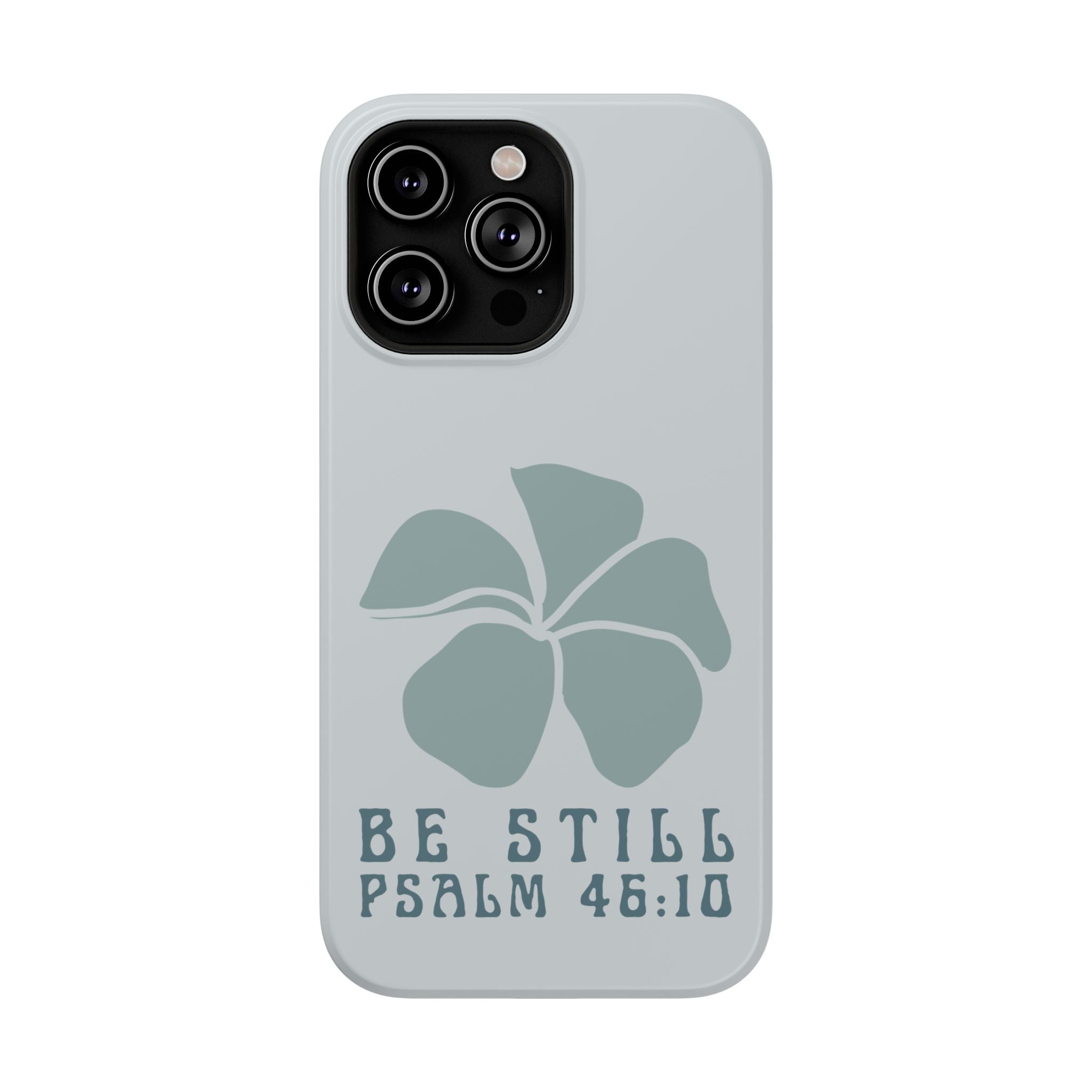 Be Still Plumeria Hard Phone Case