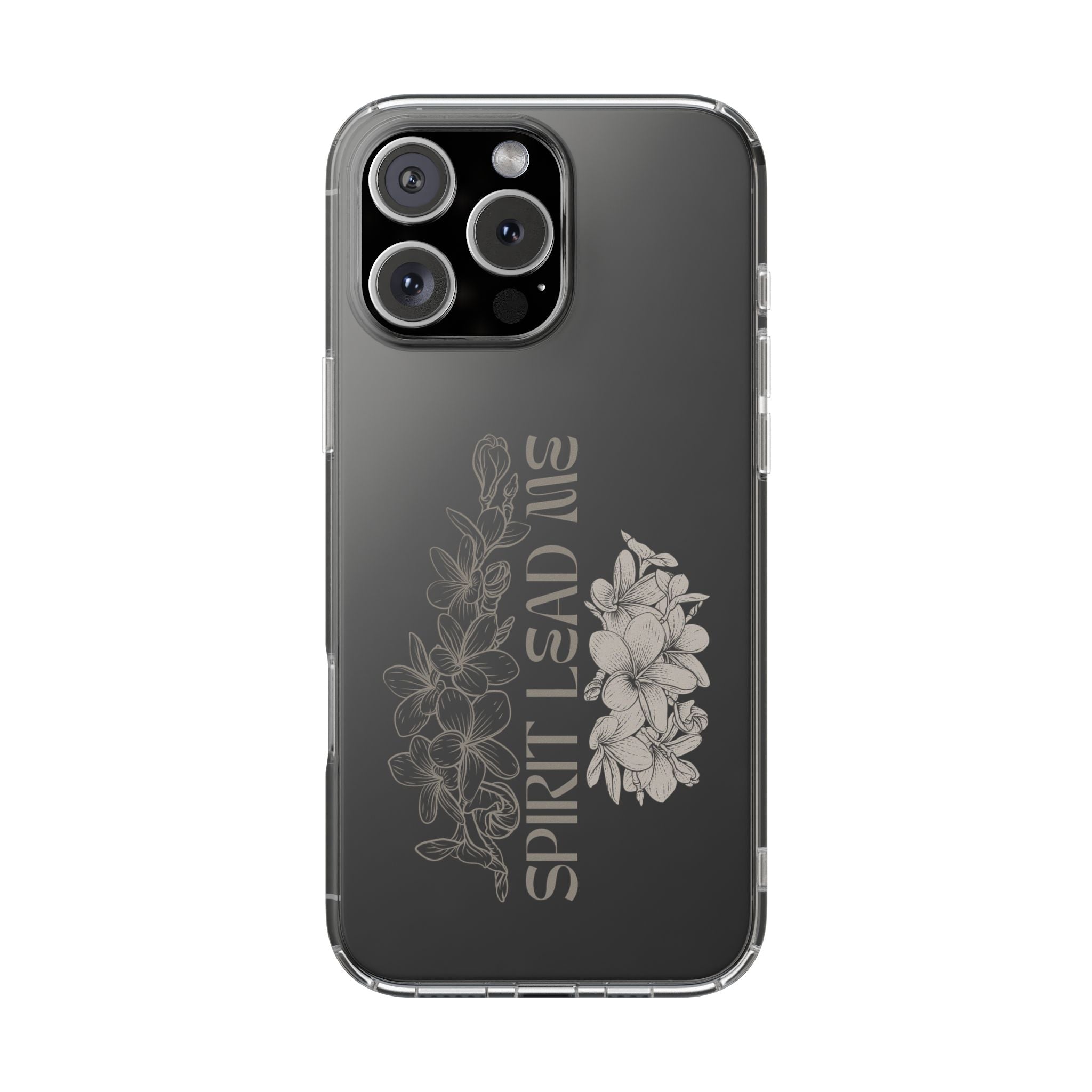 Plumeria Spirit Clear Phone Case