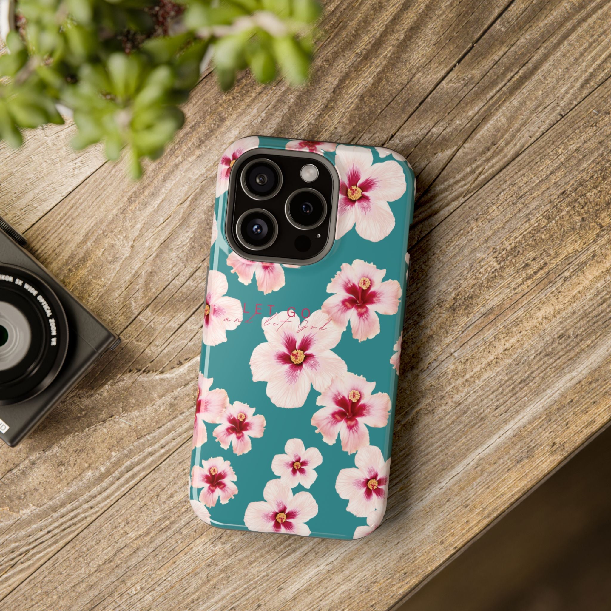 Let Go Hibiscus Hard Phone Case