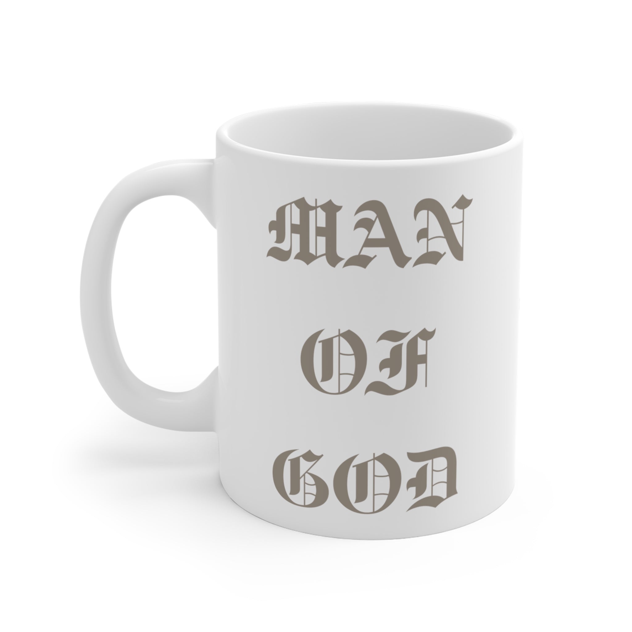 Man Of God Old English Mug