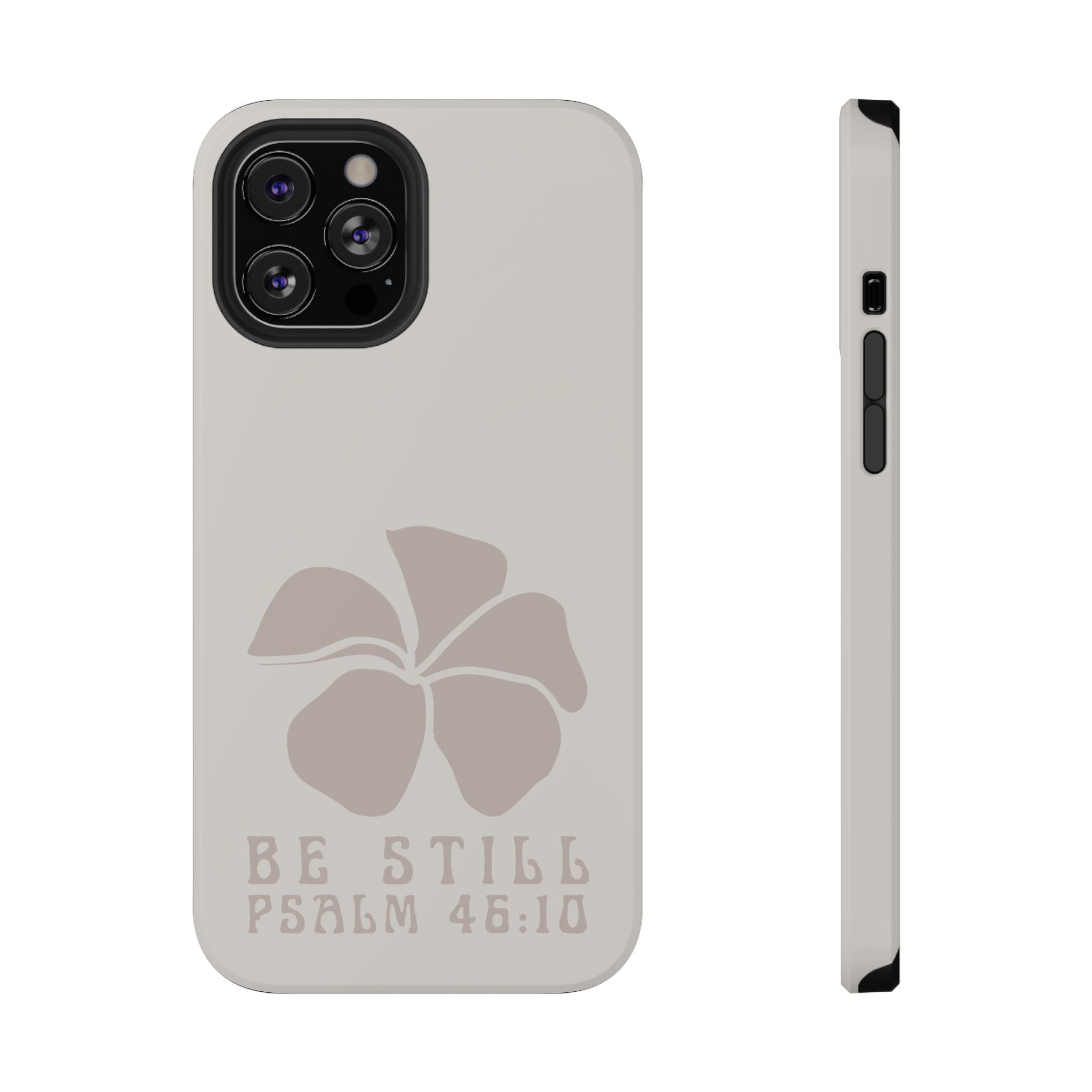 Be Still Plumeria Hard Phone Case