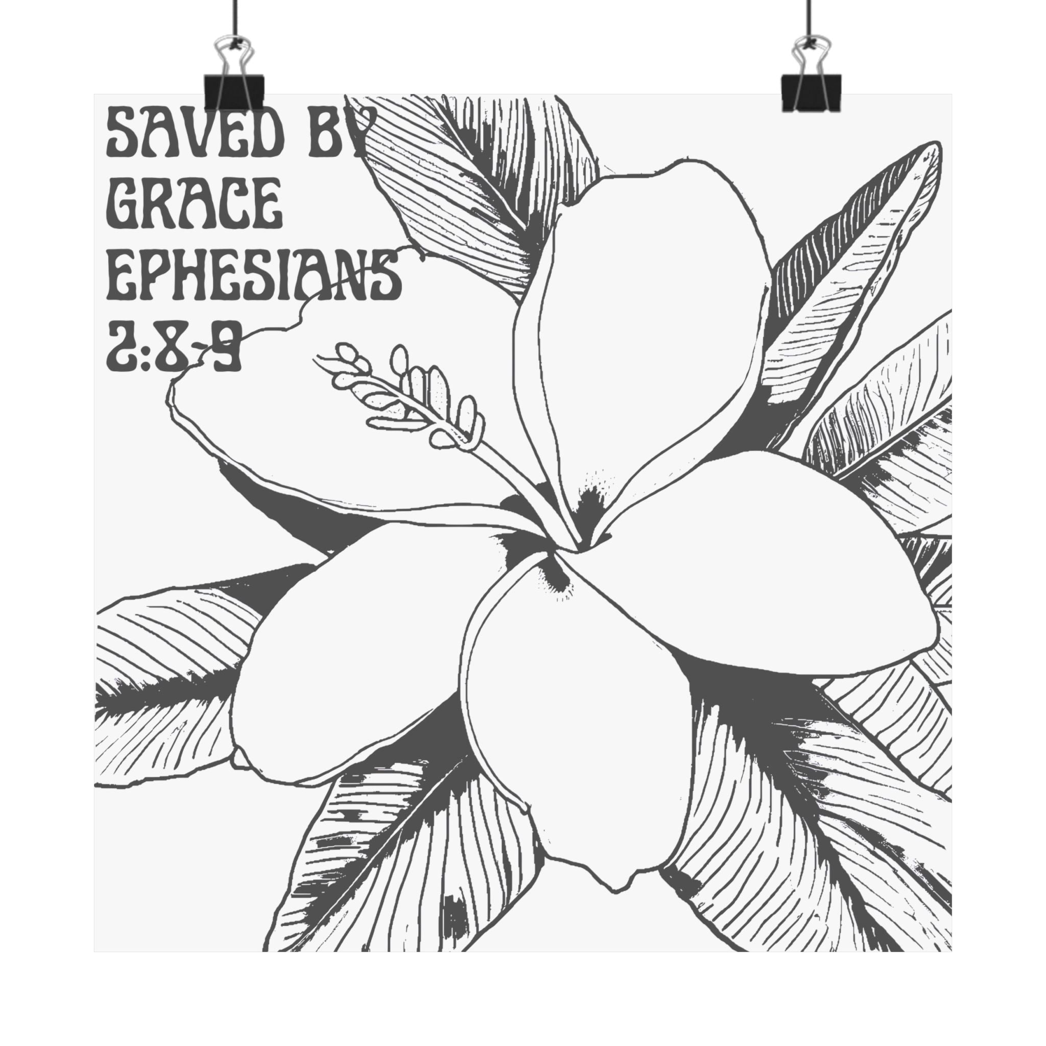 Saved By Grace Art Print