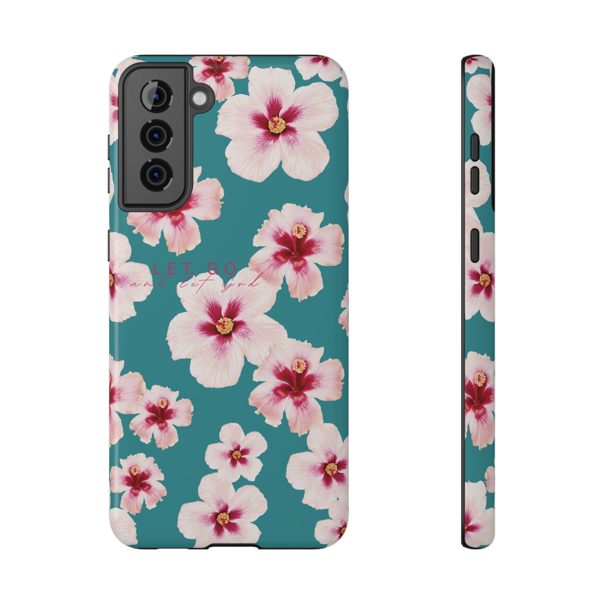 Let Go Hibiscus Hard Phone Case