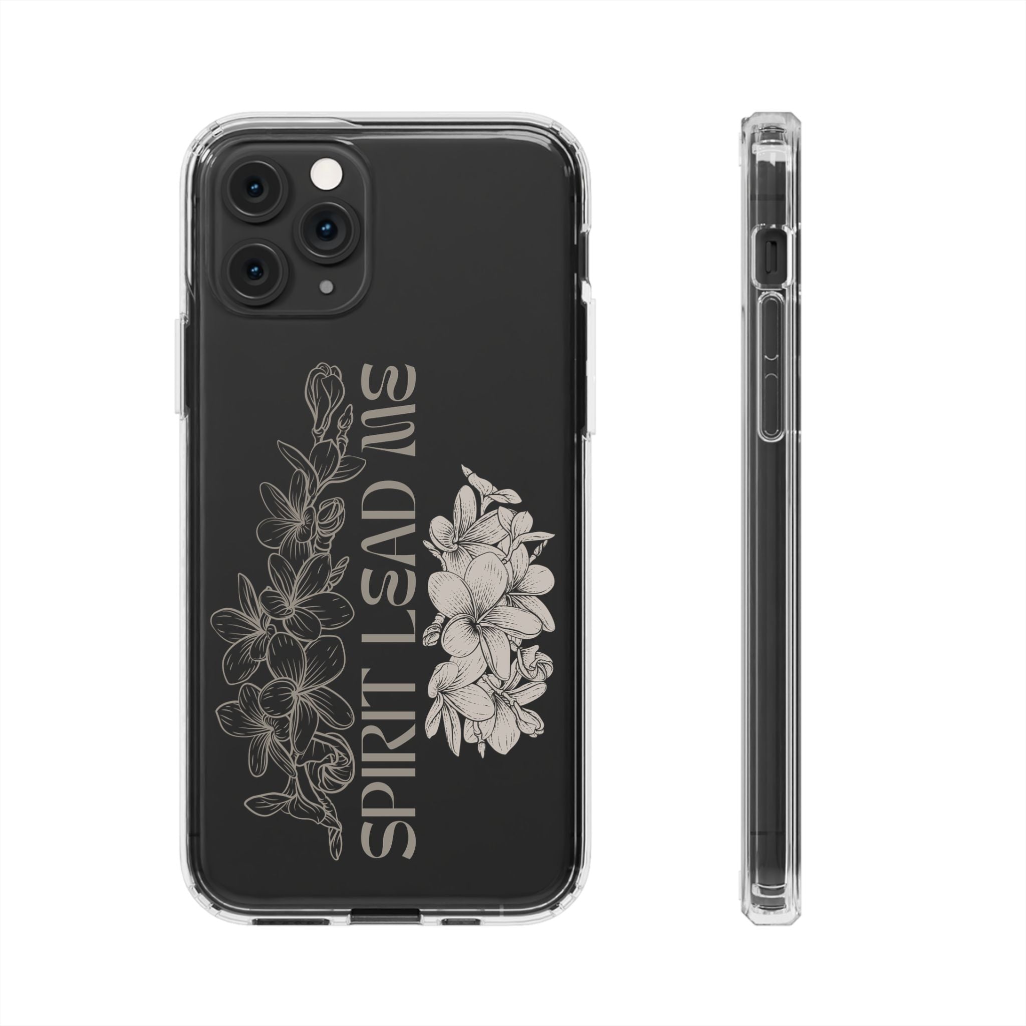 Plumeria Spirit Clear Phone Case