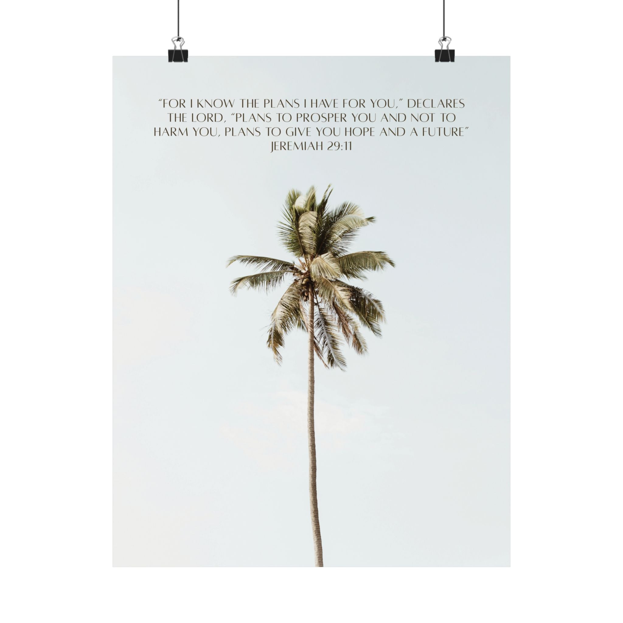 Jeremiah 29:11 Art Print