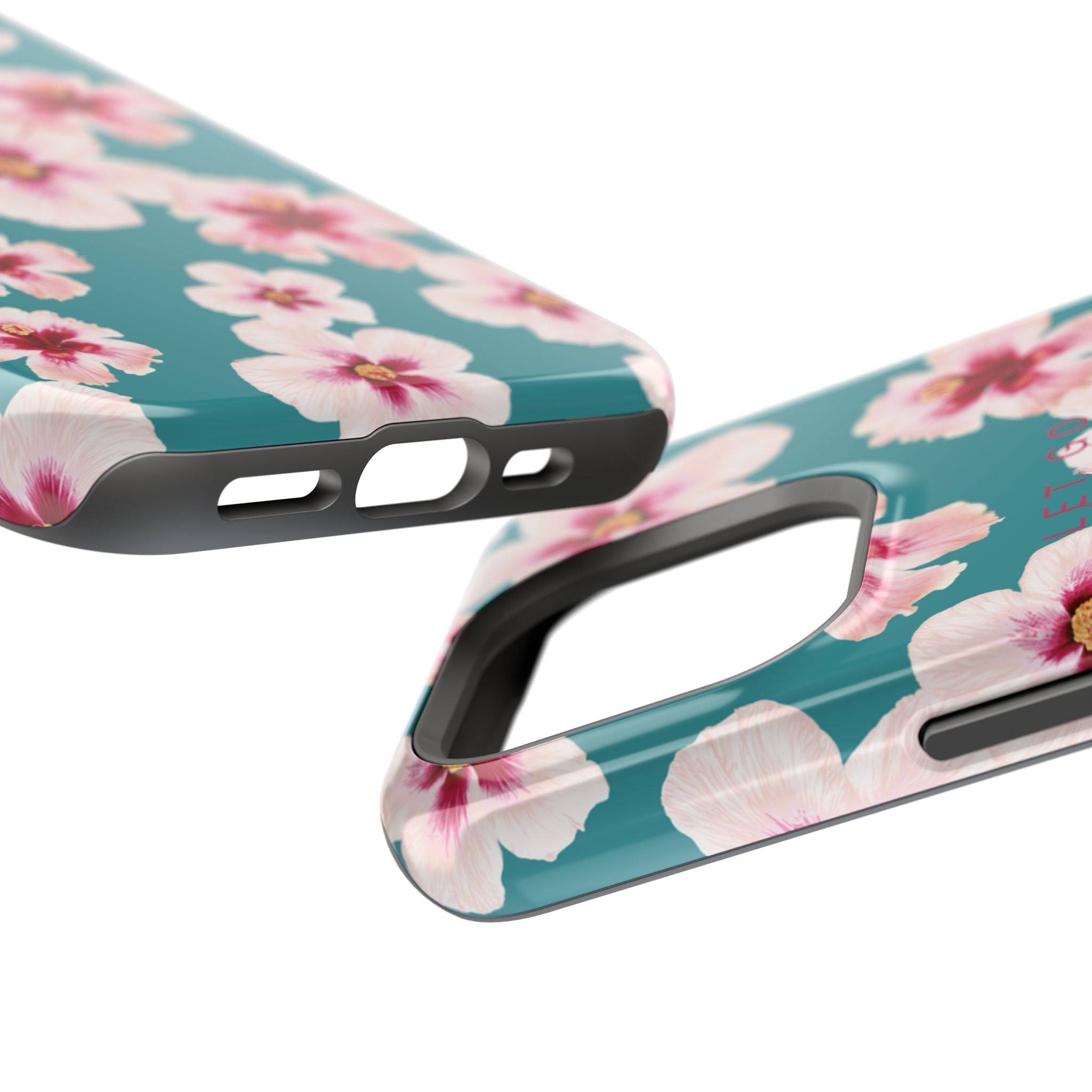 Let Go Hibiscus Hard Phone Case