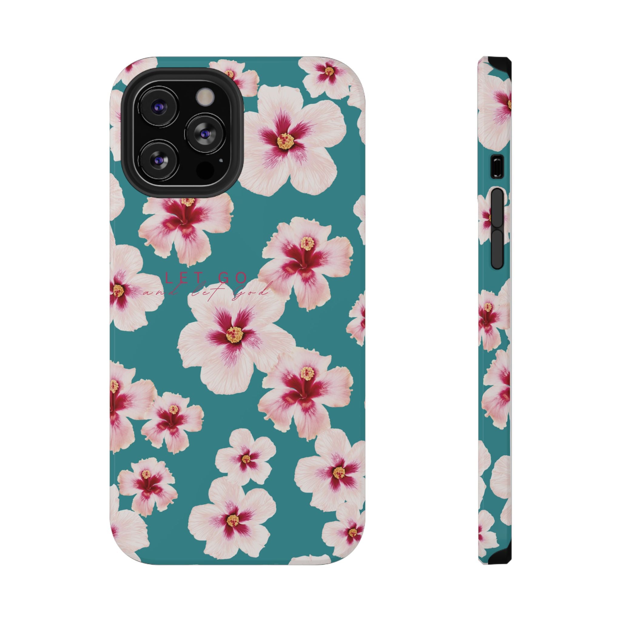 Let Go Hibiscus Hard Phone Case