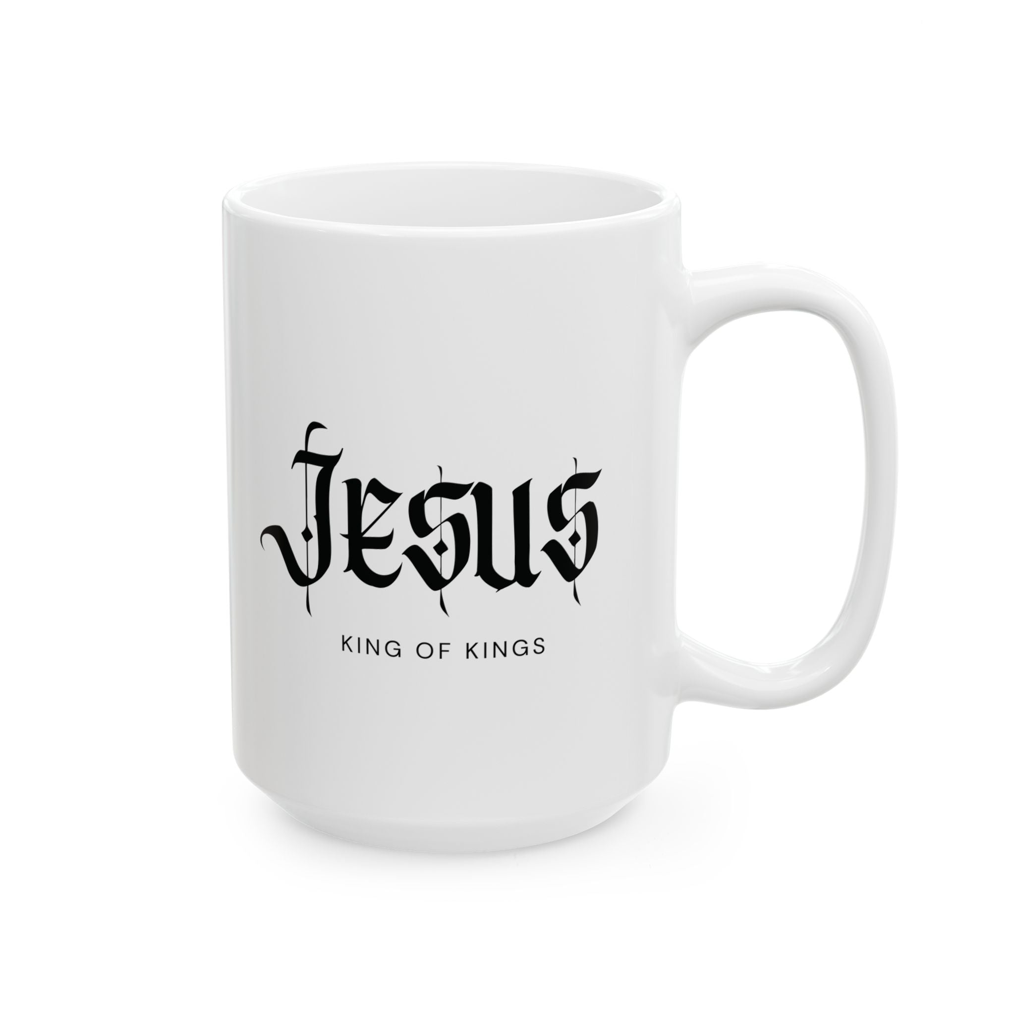 Jesus Script White Mug