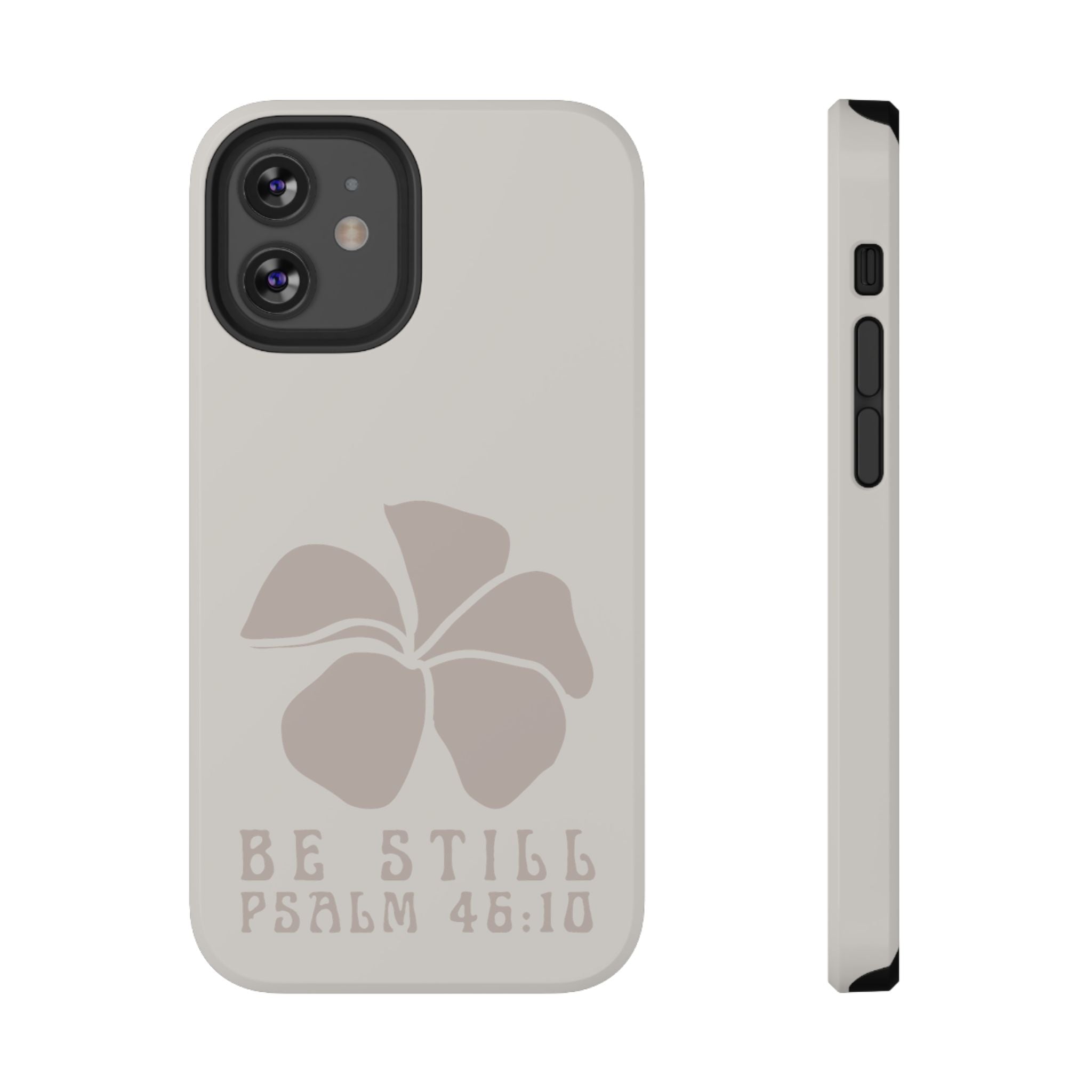 Be Still Plumeria Hard Phone Case