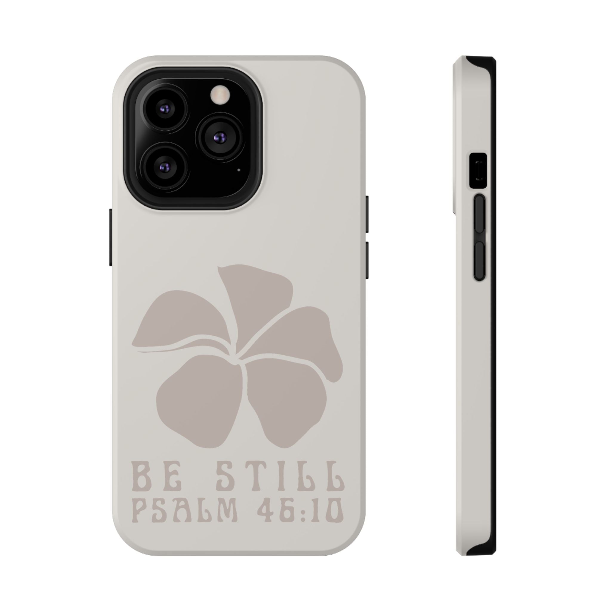 Be Still Plumeria Hard Phone Case
