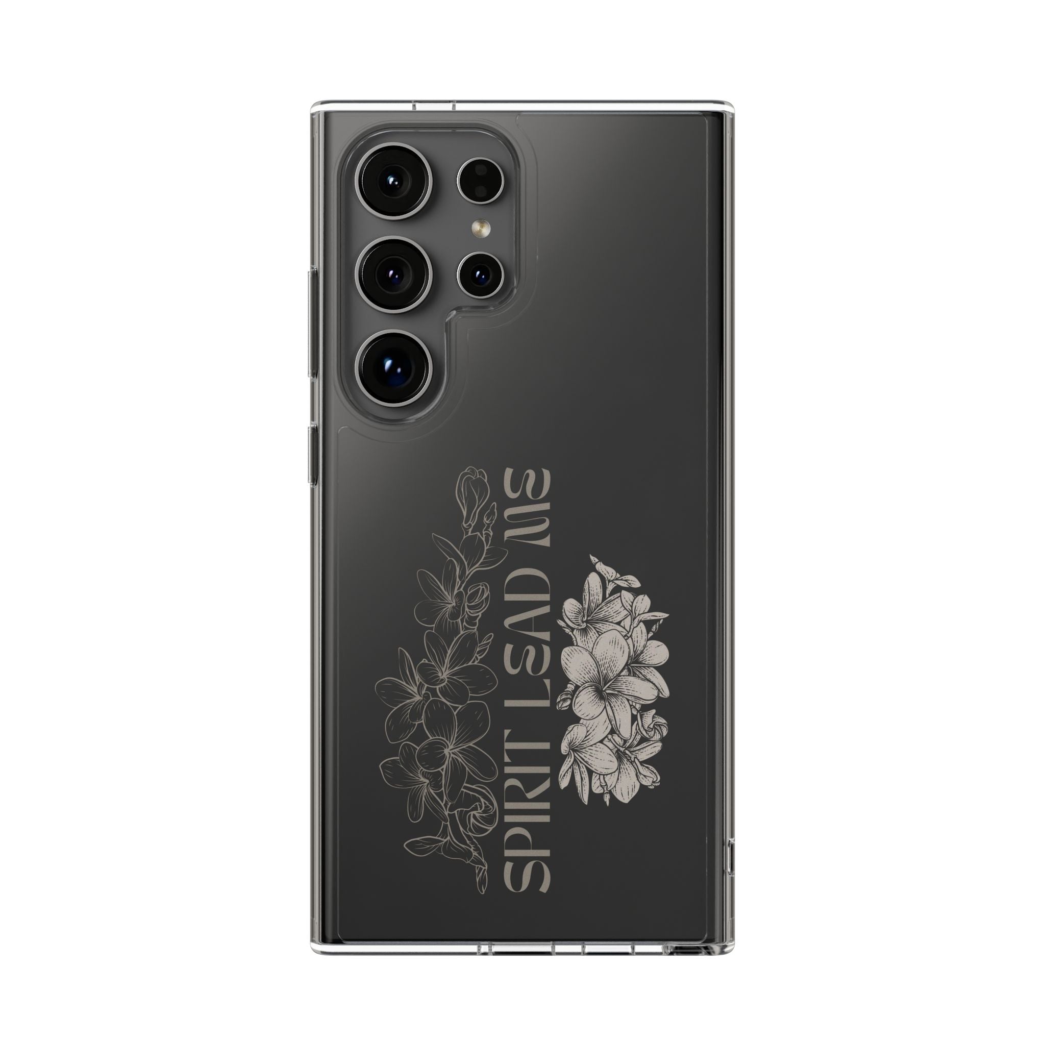 Plumeria Spirit Clear Phone Case