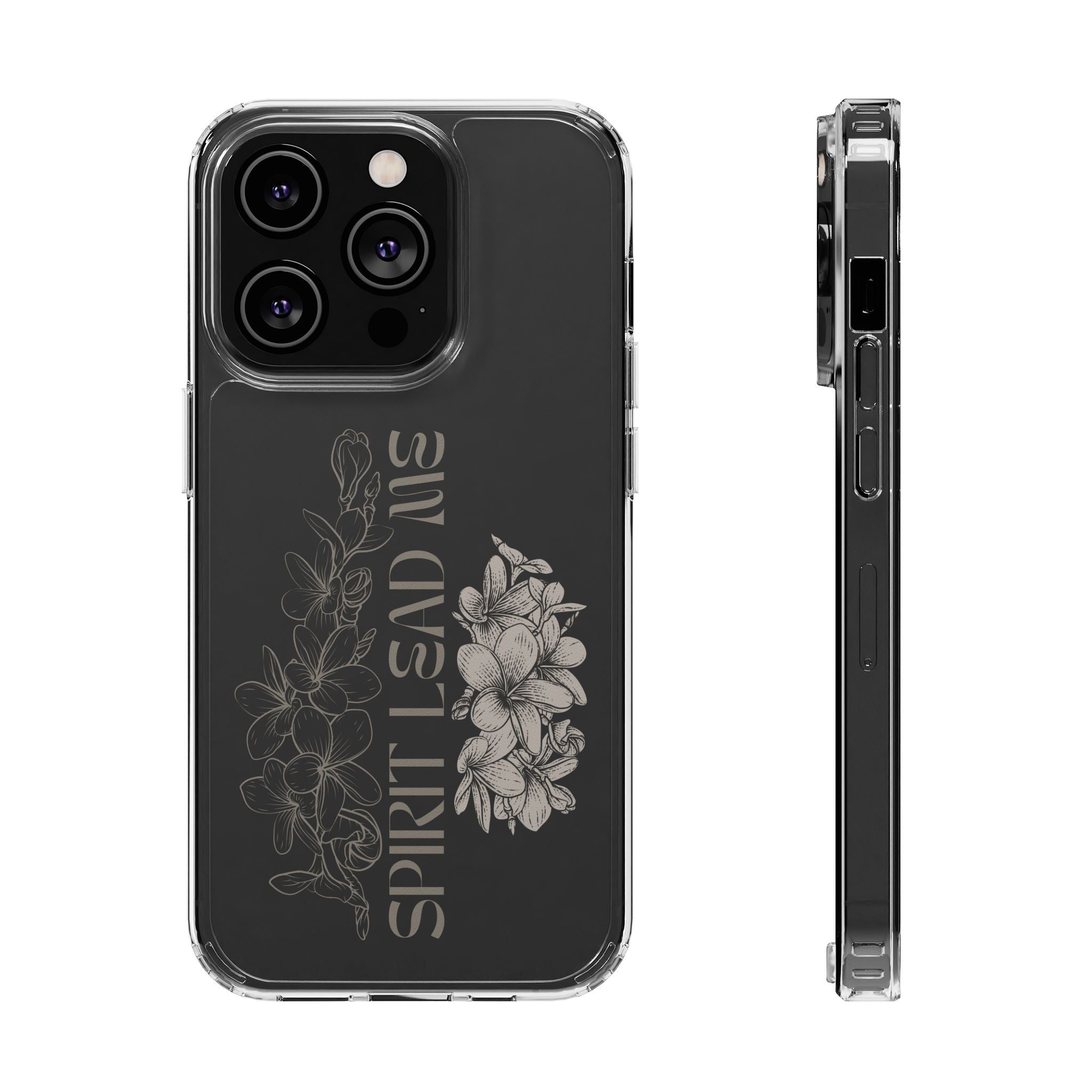 Plumeria Spirit Clear Phone Case
