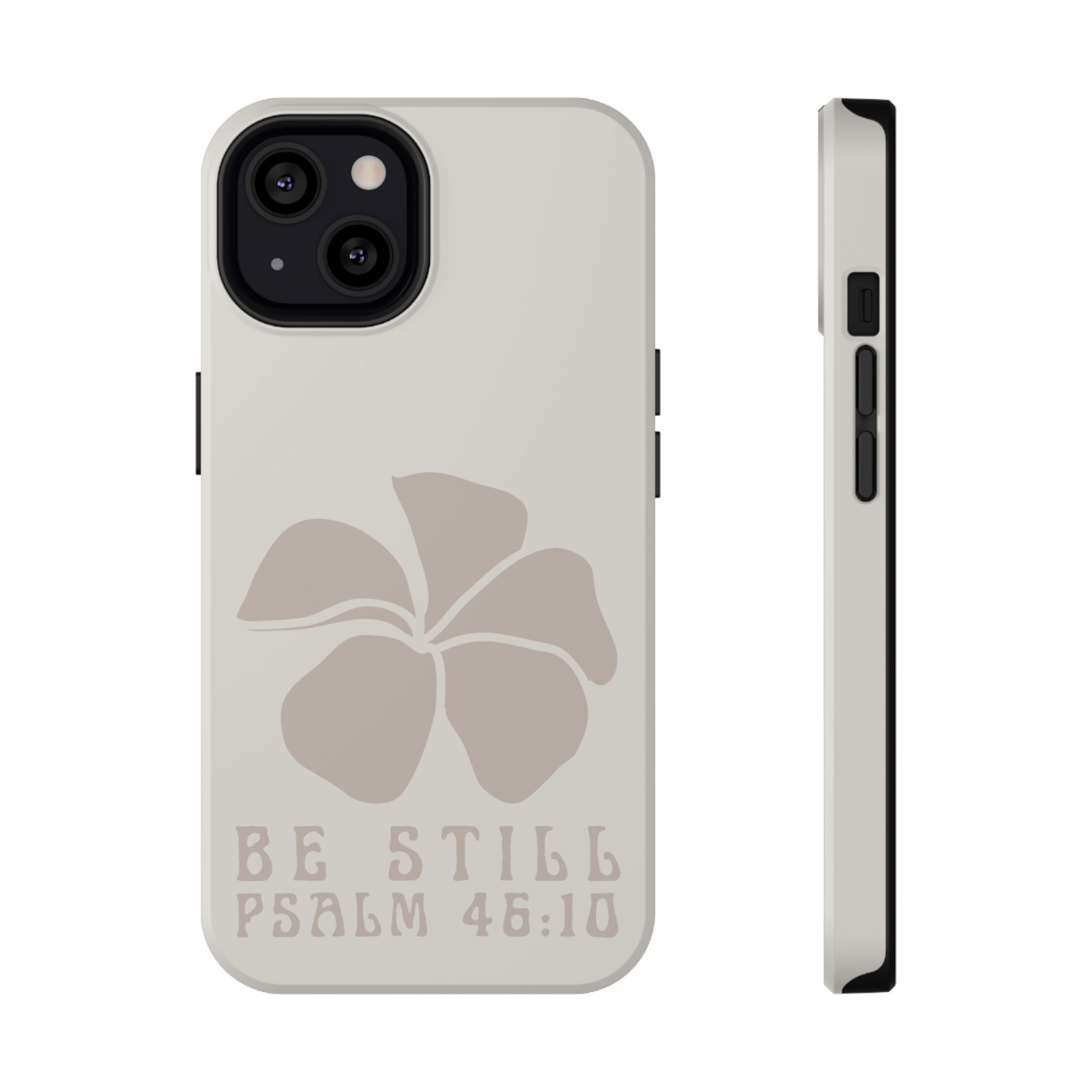 Be Still Plumeria Hard Phone Case
