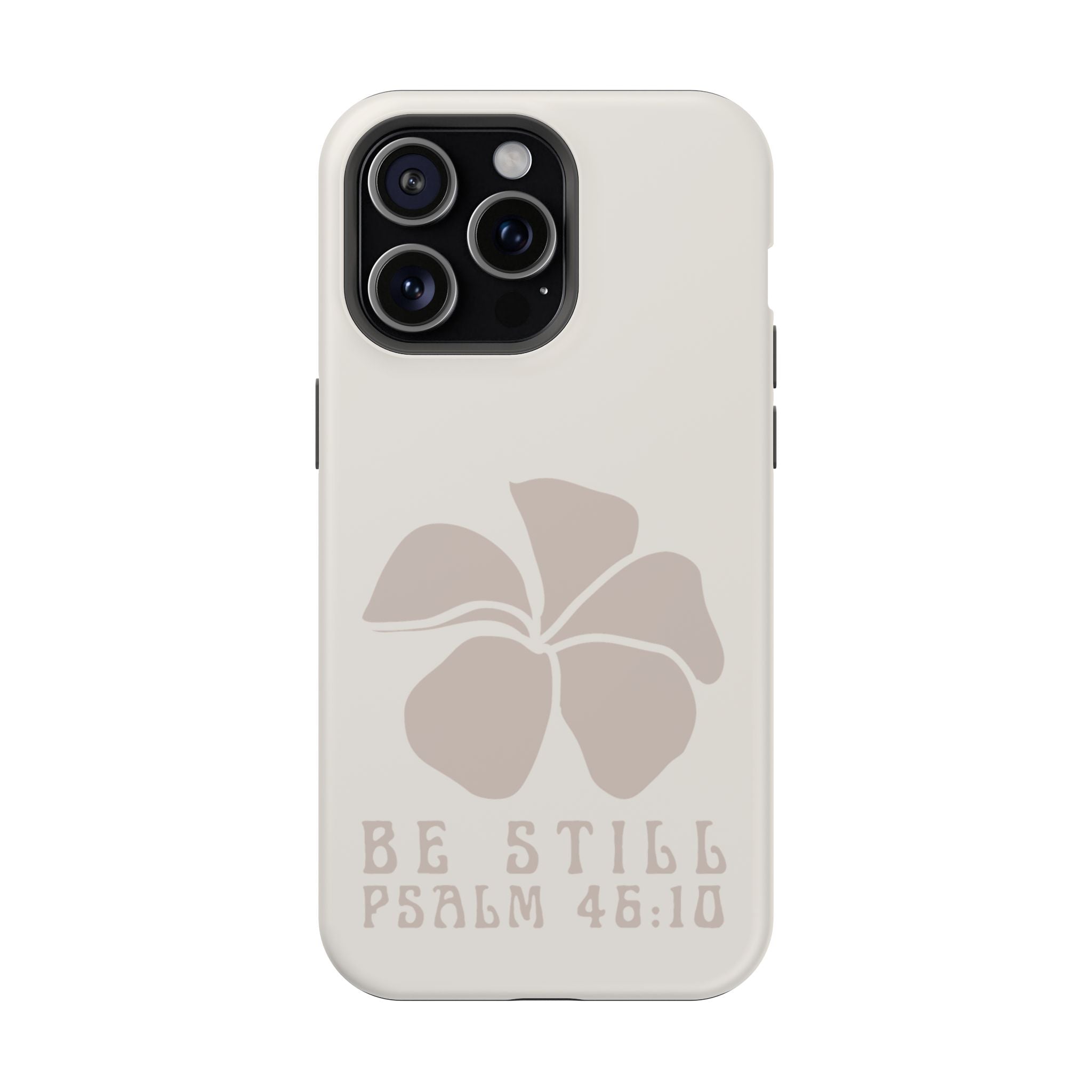 Be Still Plumeria Hard Phone Case