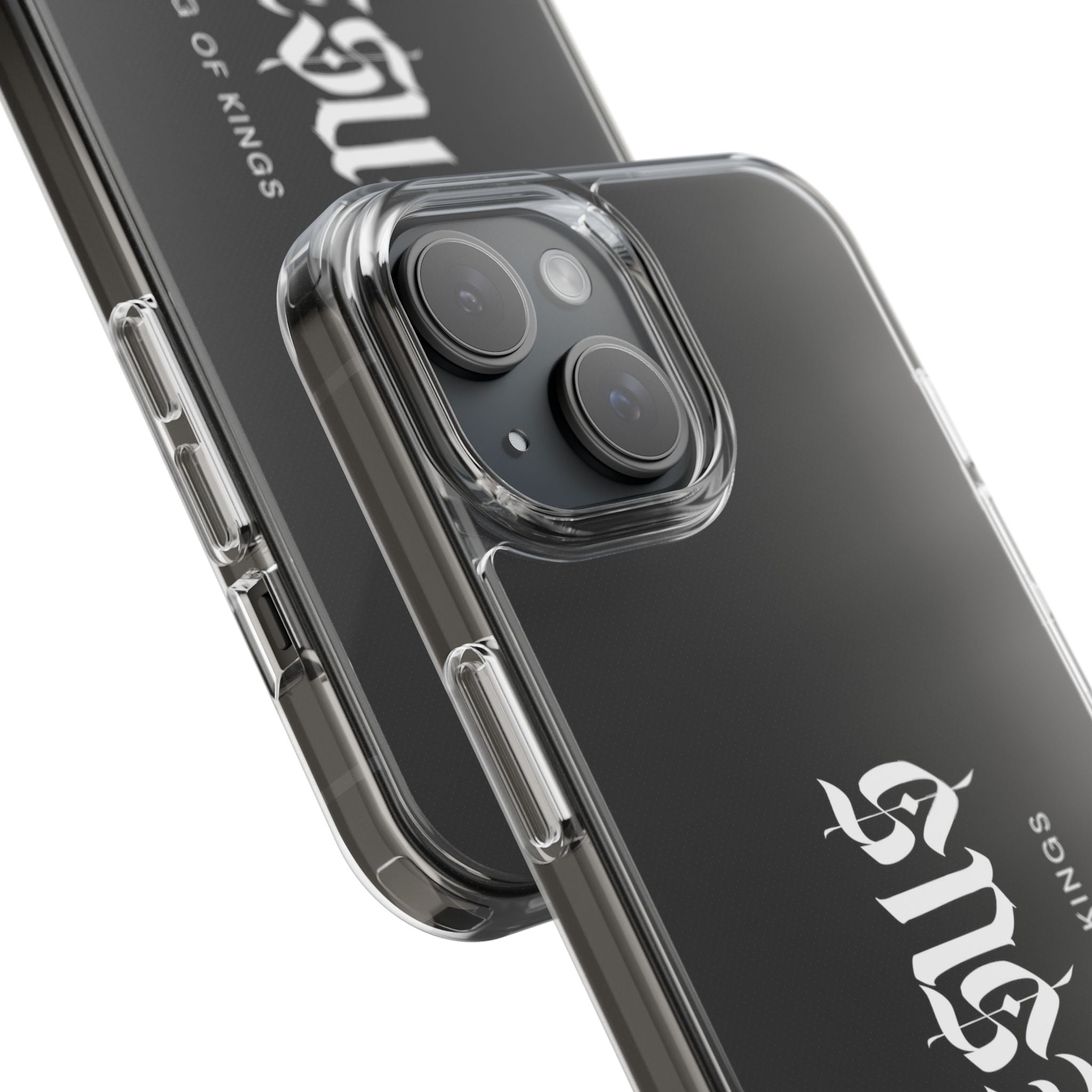 Jesus Script Clear Phone Case
