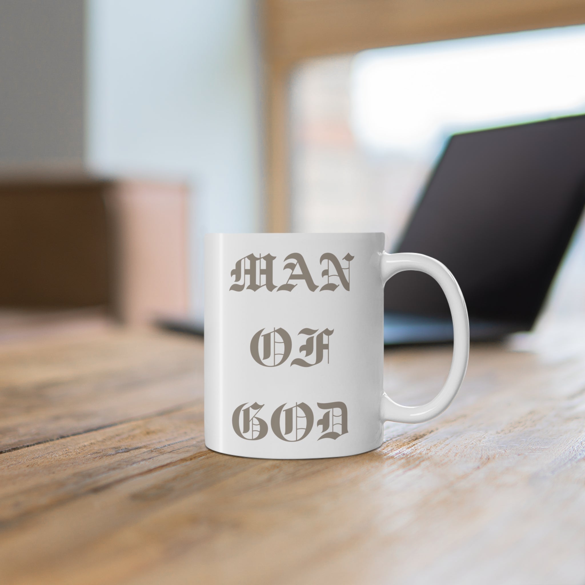 Man Of God Old English Mug