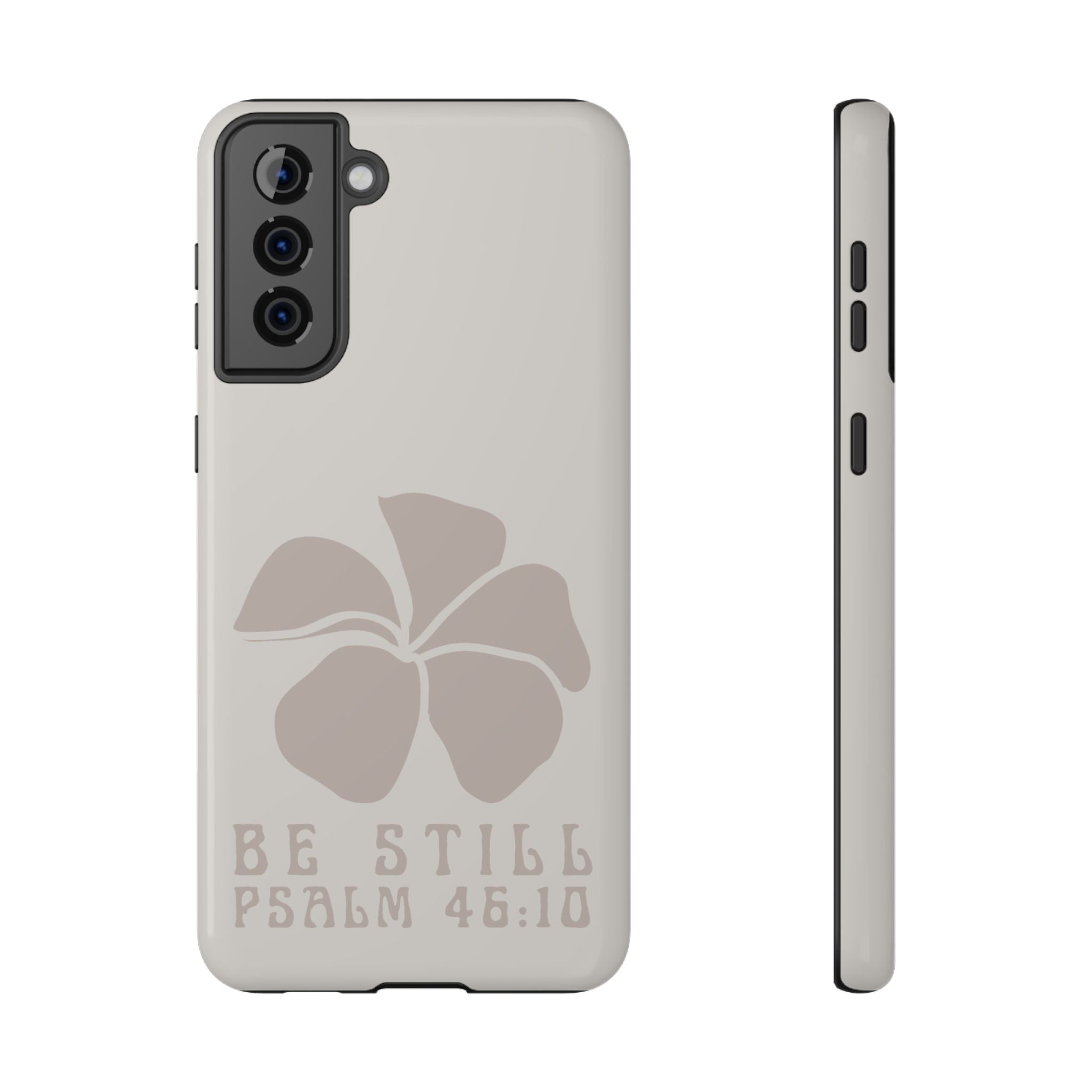 Be Still Plumeria Hard Phone Case