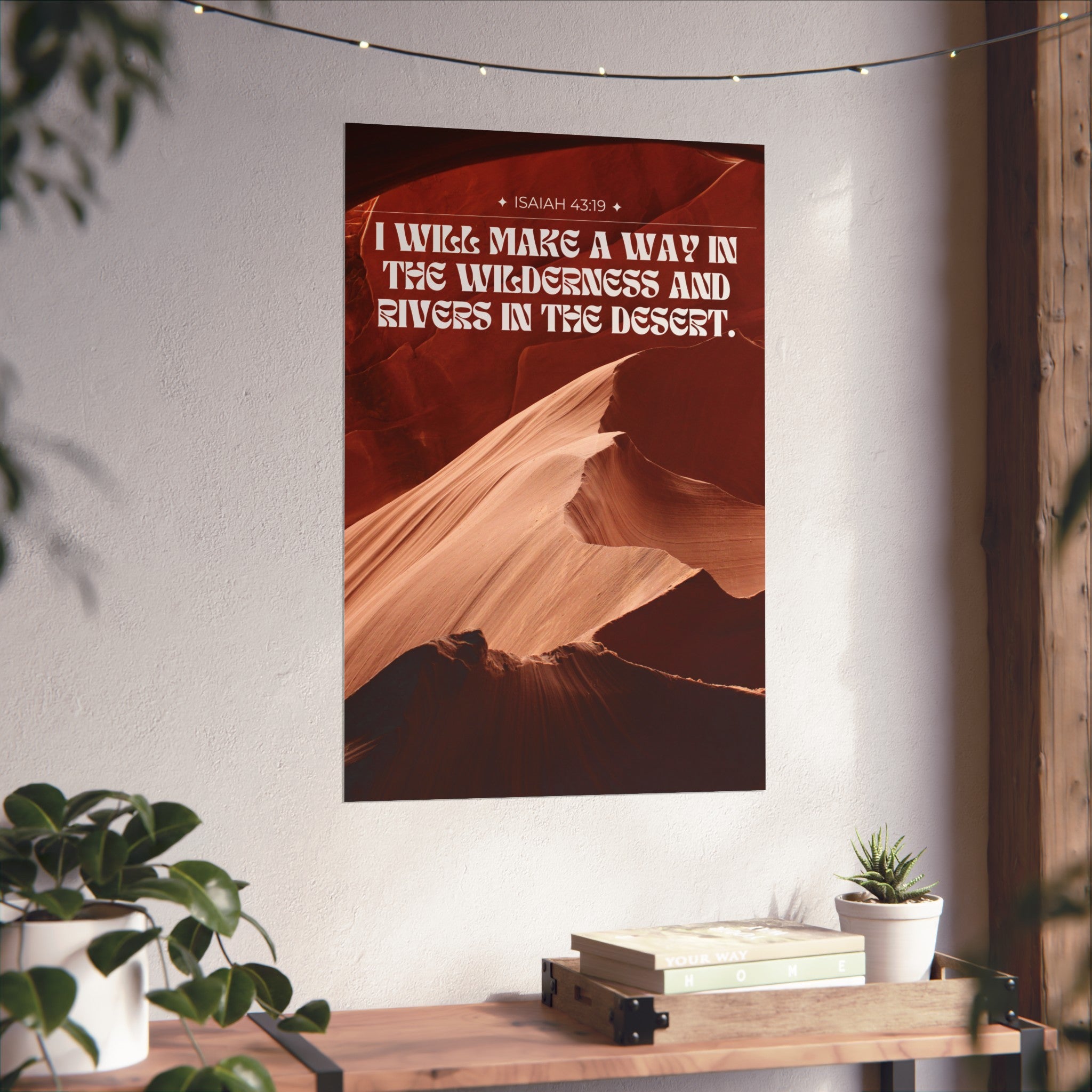 Rivers In The Desert Art Print