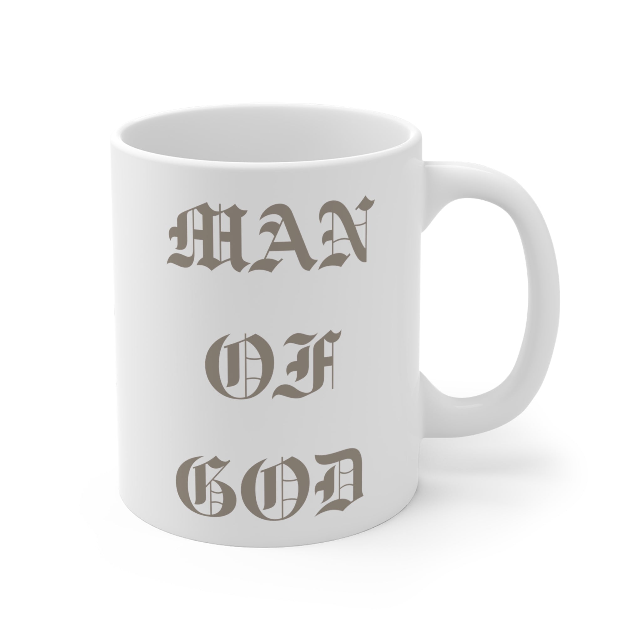 Man Of God Old English Mug