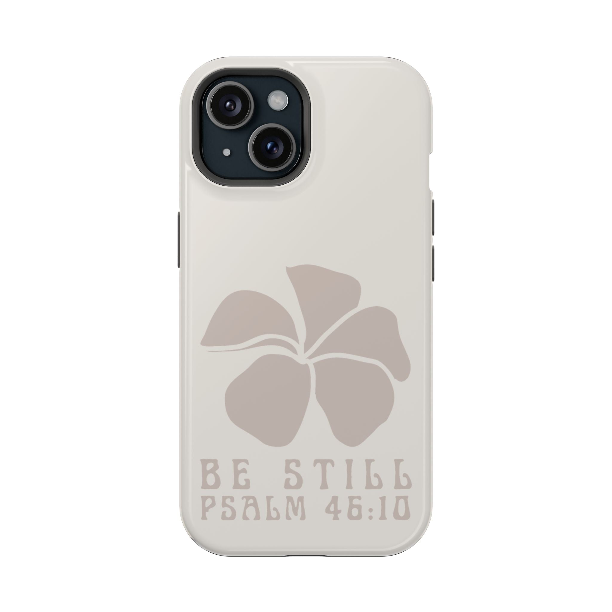 Be Still Plumeria Hard Phone Case