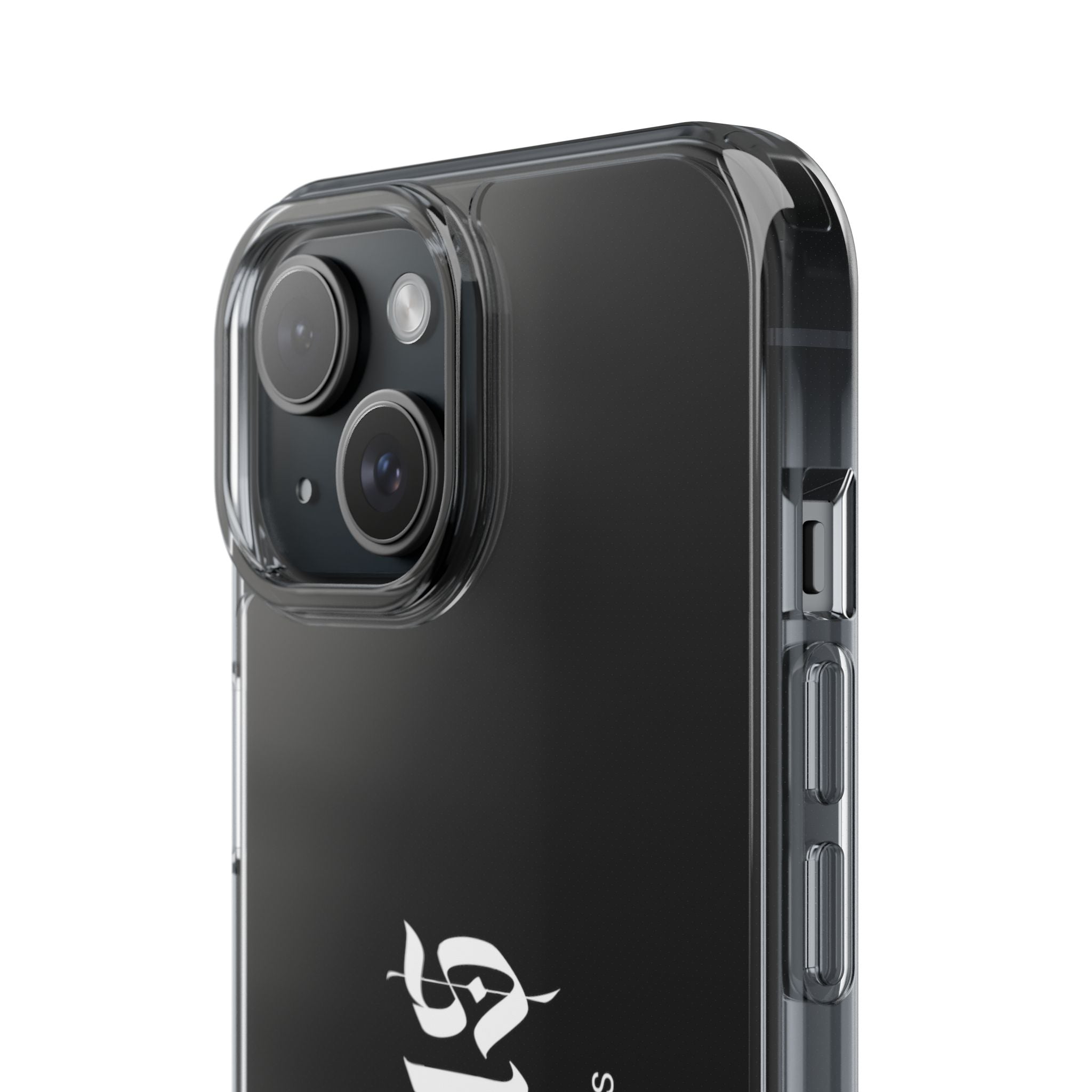 Jesus Script Clear Phone Case