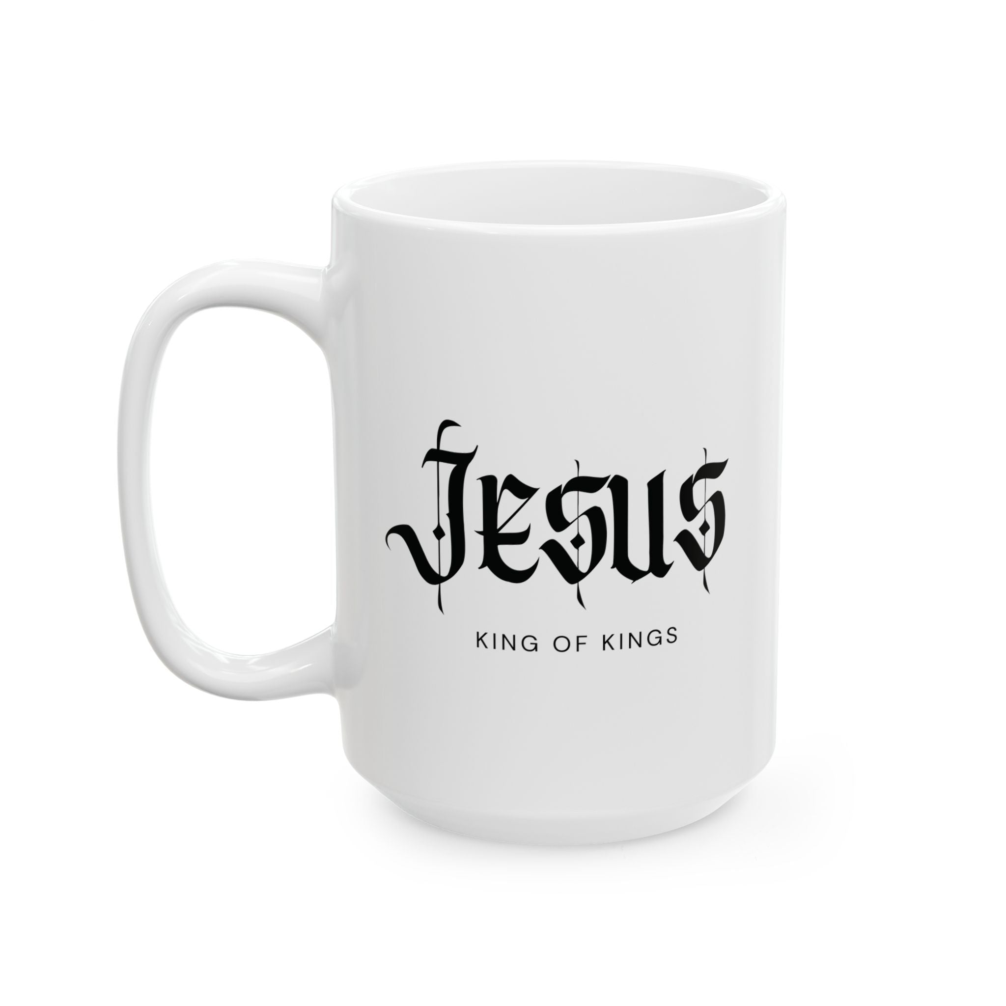 Jesus Script White Mug