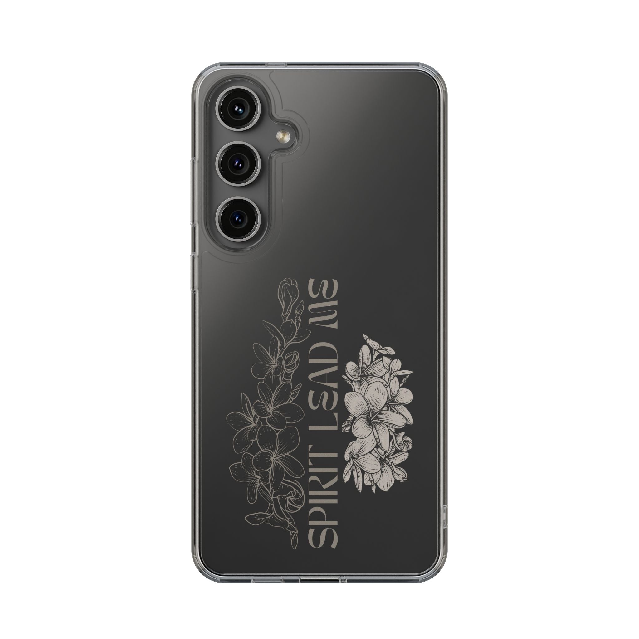Plumeria Spirit Clear Phone Case