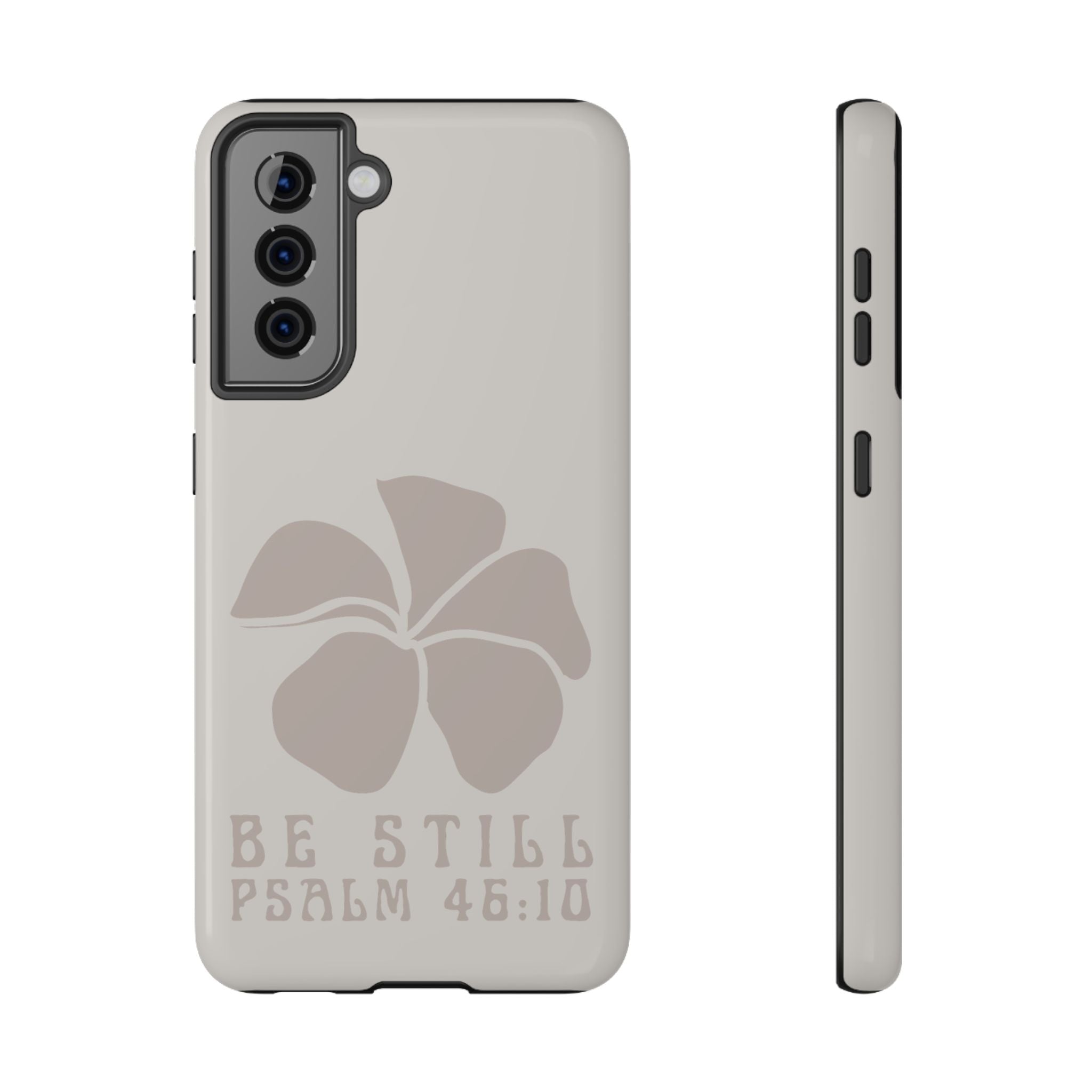 Be Still Plumeria Hard Phone Case