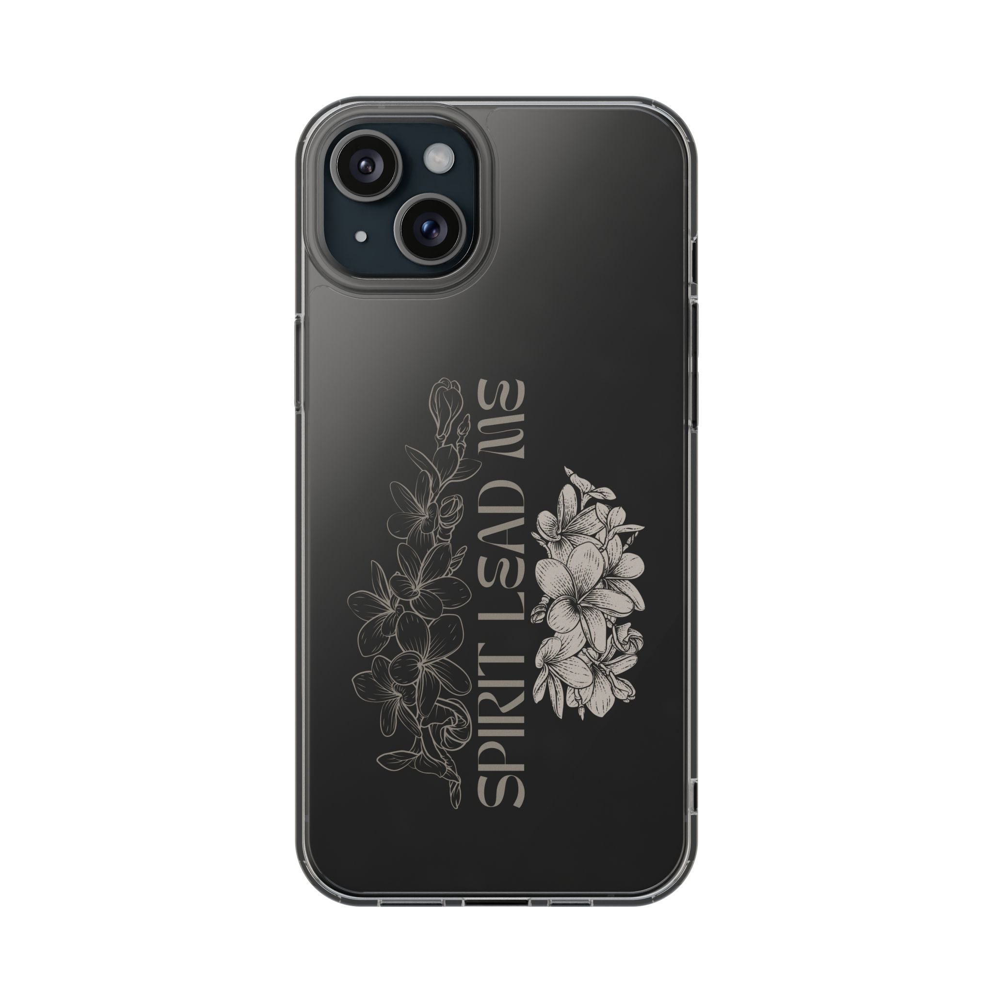 Plumeria Spirit Clear Phone Case