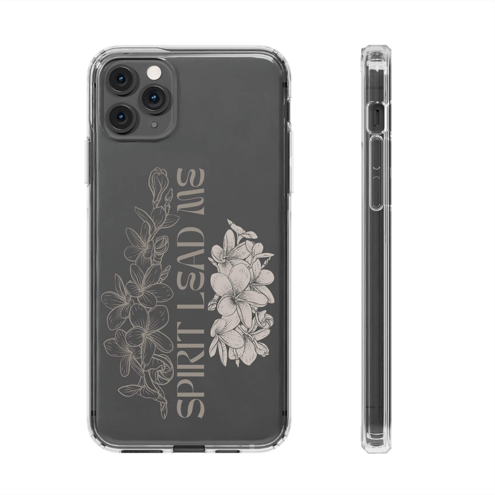 Plumeria Spirit Clear Phone Case